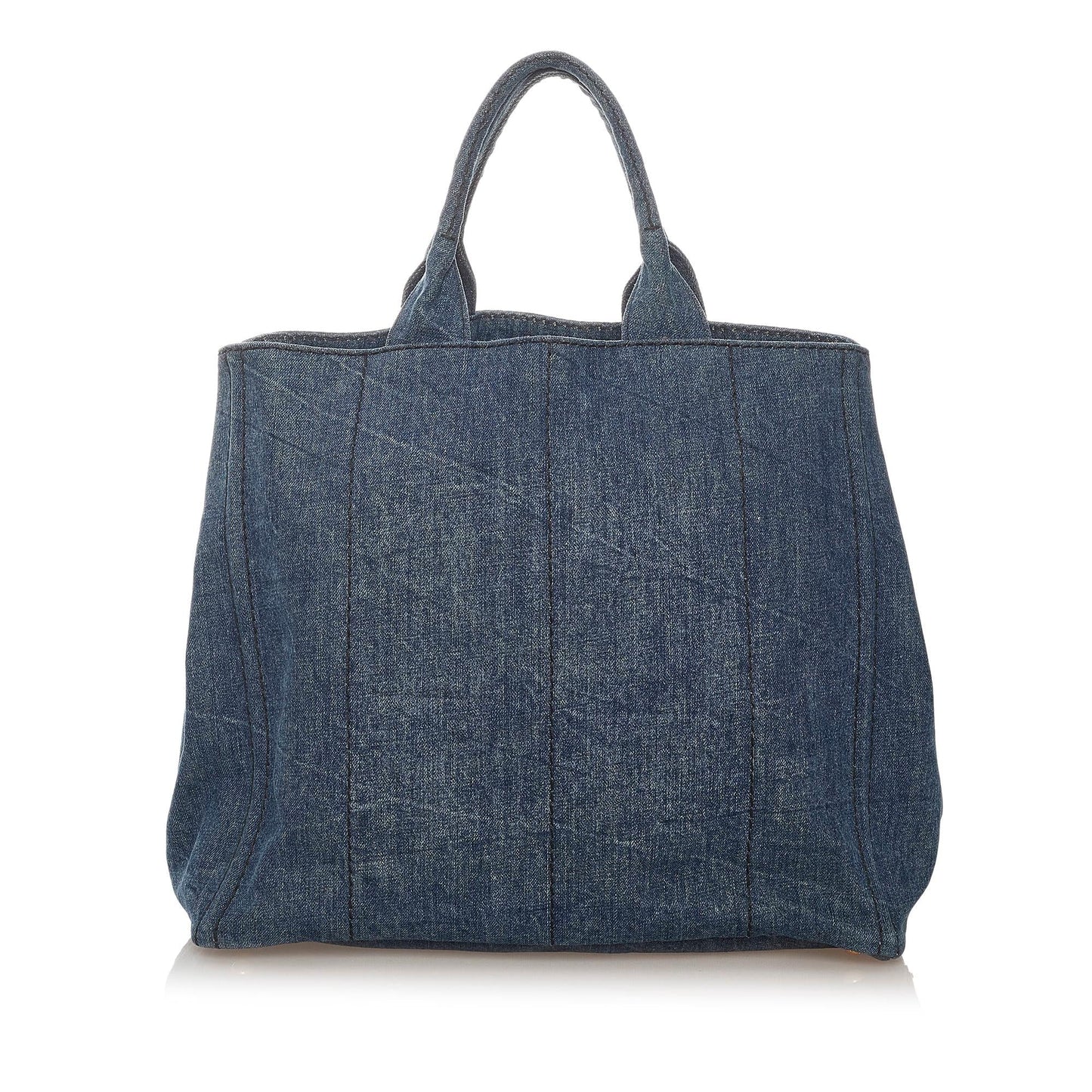 Prada Canapa Tote Bag Shg Denim Logo Bag Shg 27693
