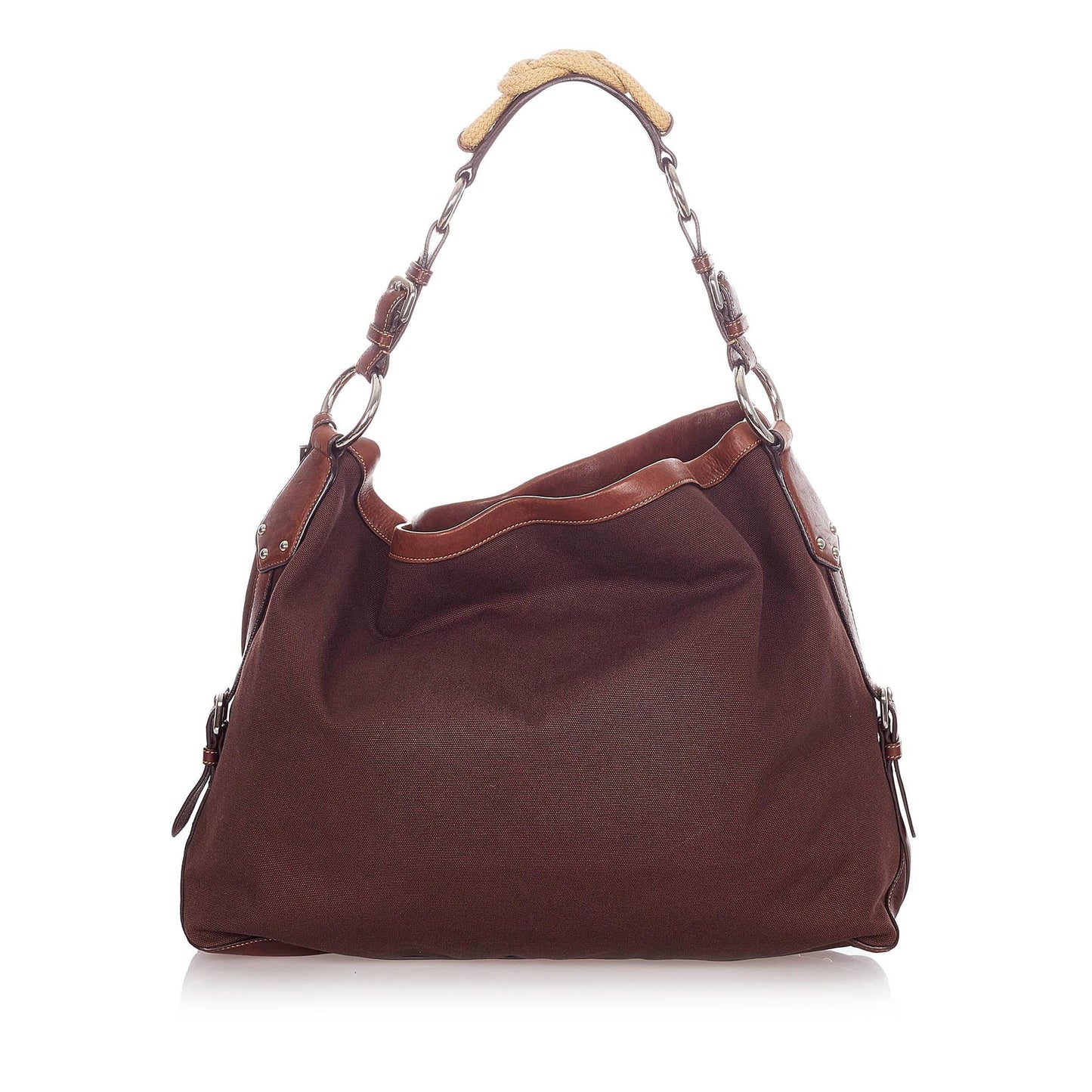 Prada Canapa Shoulder Bag Shg Nylon Logo