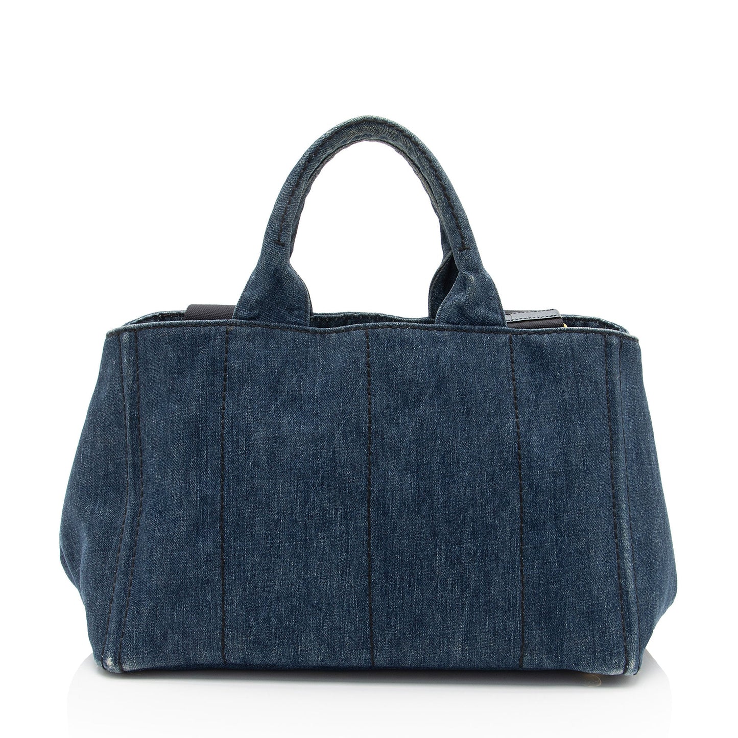 Prada Canapa Shopping Tote Shf Eacns9 Logo Tote Bag