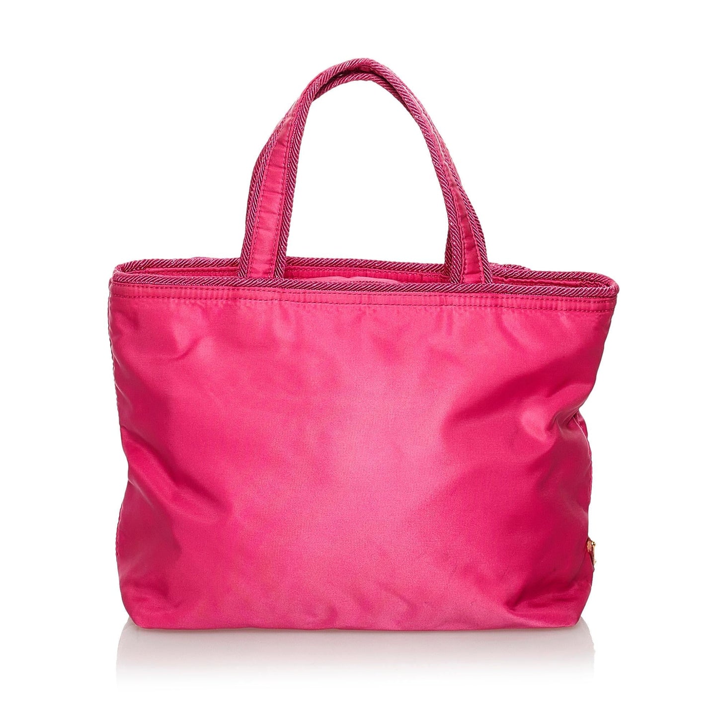 Prada Canapa Tessuto Bow Handbag Shg Satchel Bag