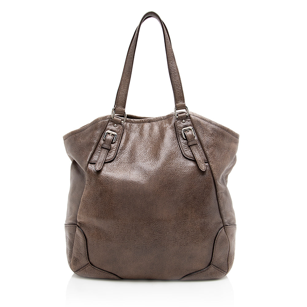 Prada Cervo Lux Shoulder Bag Shf Large