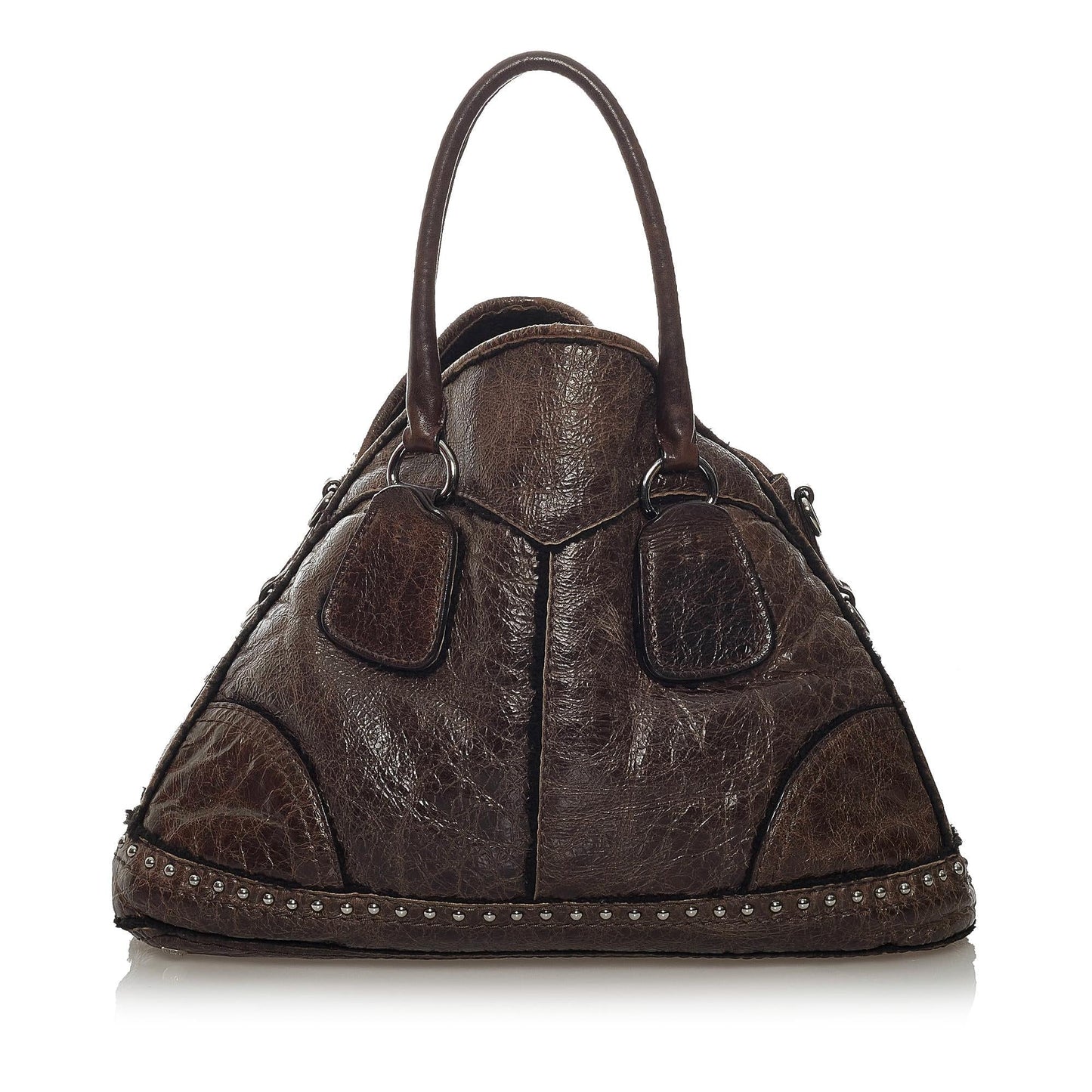 Prada Cervo Shine Tote Bag Shg