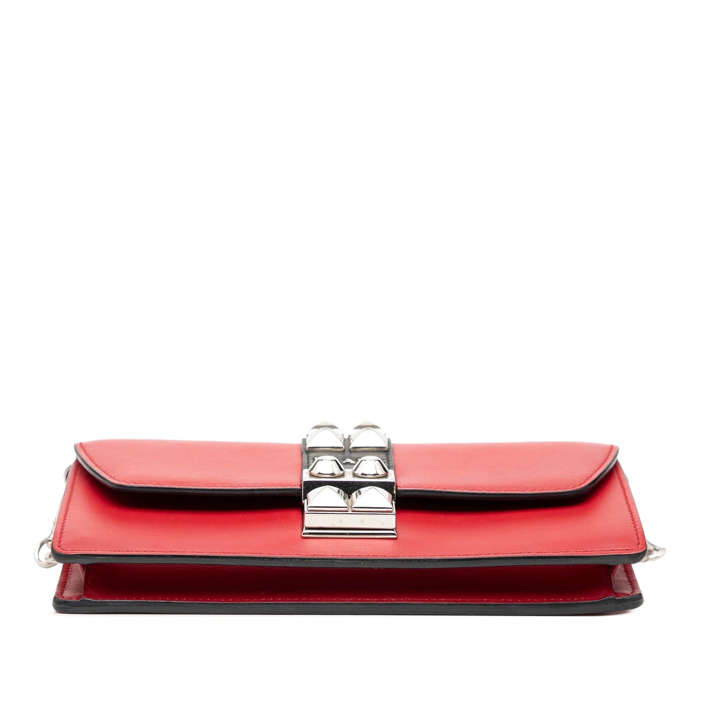 Prada City Calfskin Studded Elektra Clutch With Chain Clutch Bag