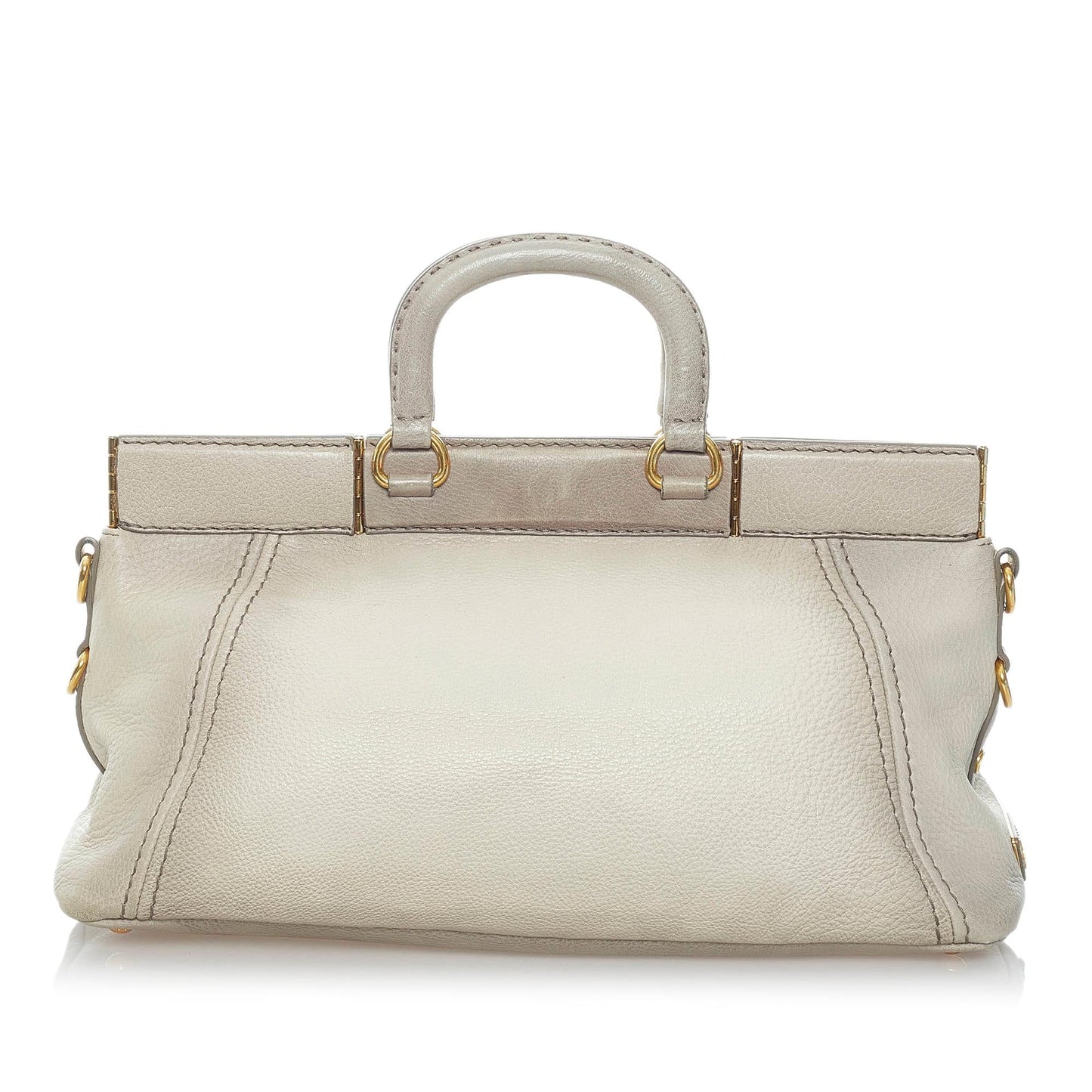 Prada Frame Satchel Shg Leather Satchel Bag