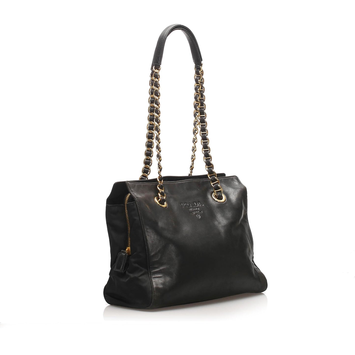 Prada Tote Bag Leather Bag Shg 10893