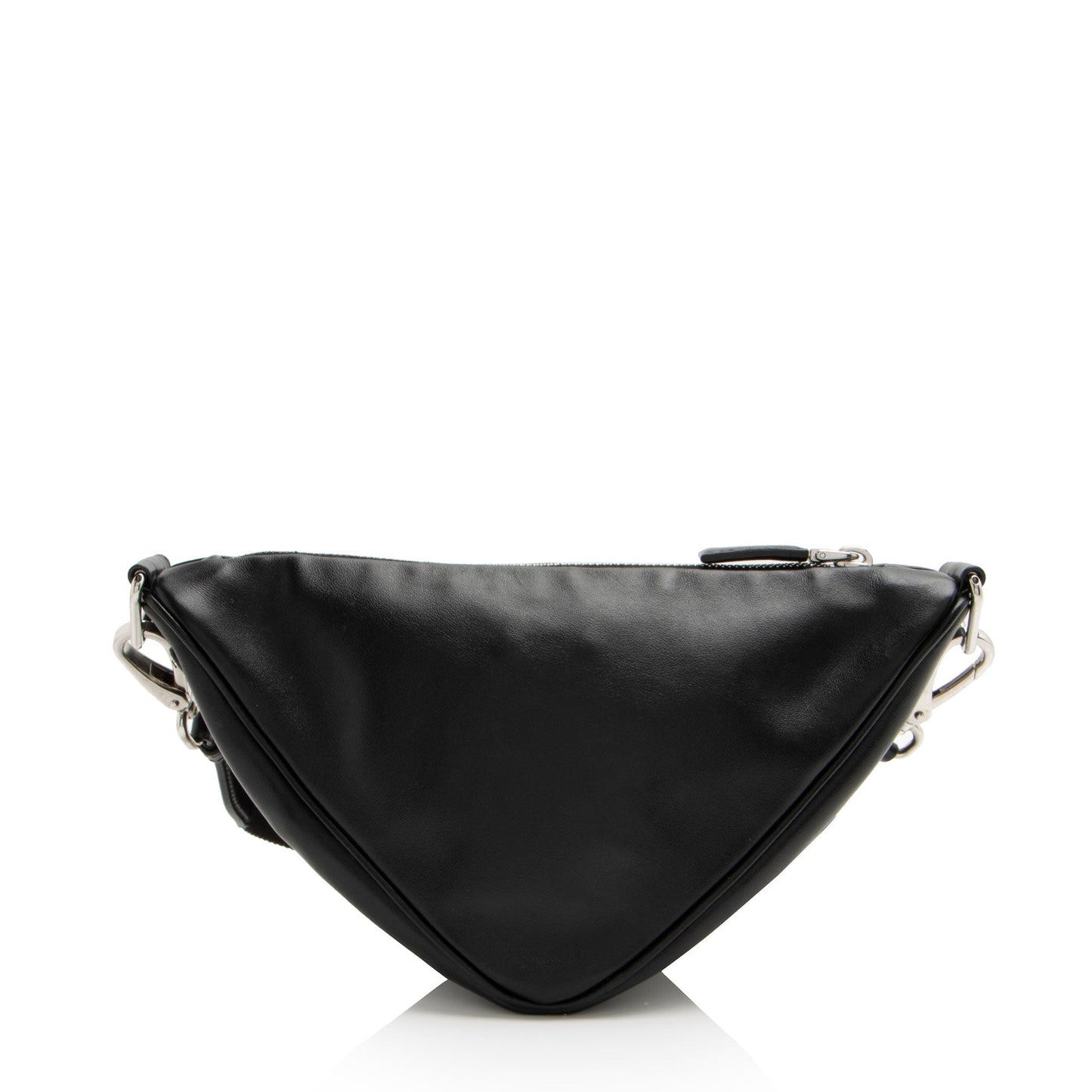 Prada Triangle Crossbody Leather Logo Crossbody Bag