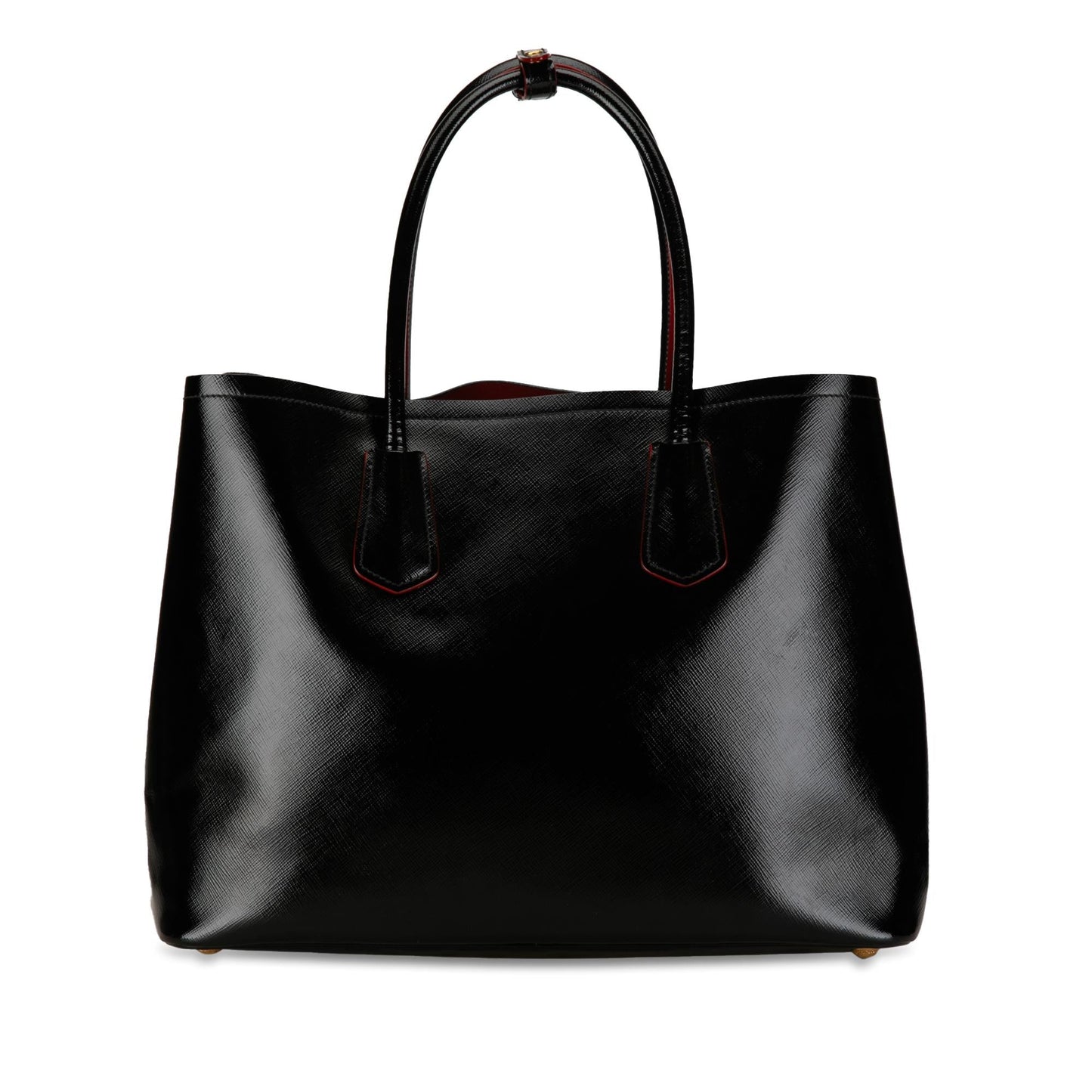 Prada Vernice Double Satchel Shg Vftu3R Saffiano Medium Satchel Bag