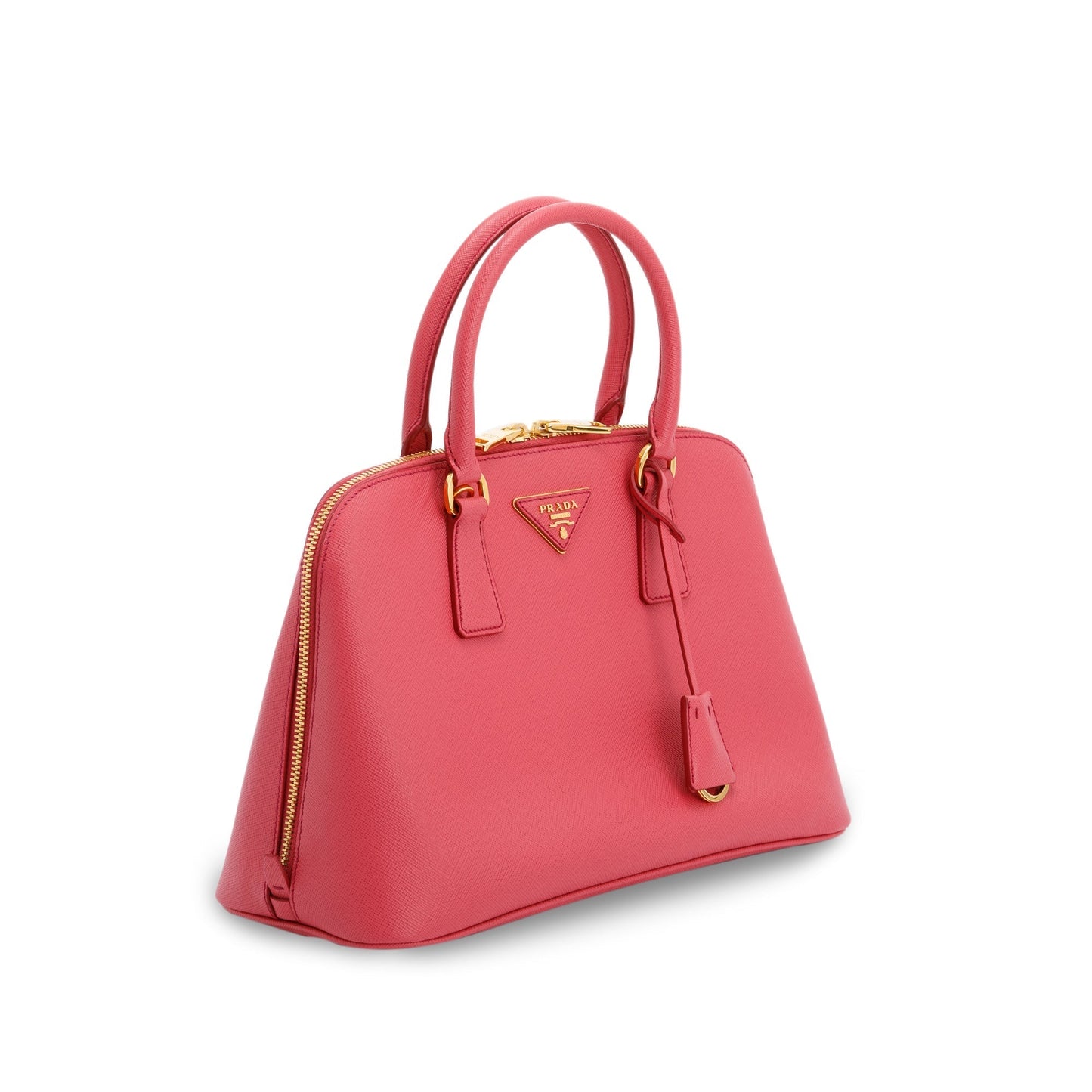 Prada Saffiano Lux Promenade Tote Handbag Pink Medium Tote Bag