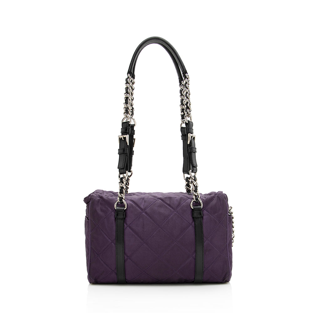 Prada Tessuto Shoulder Bag Shf Quilted