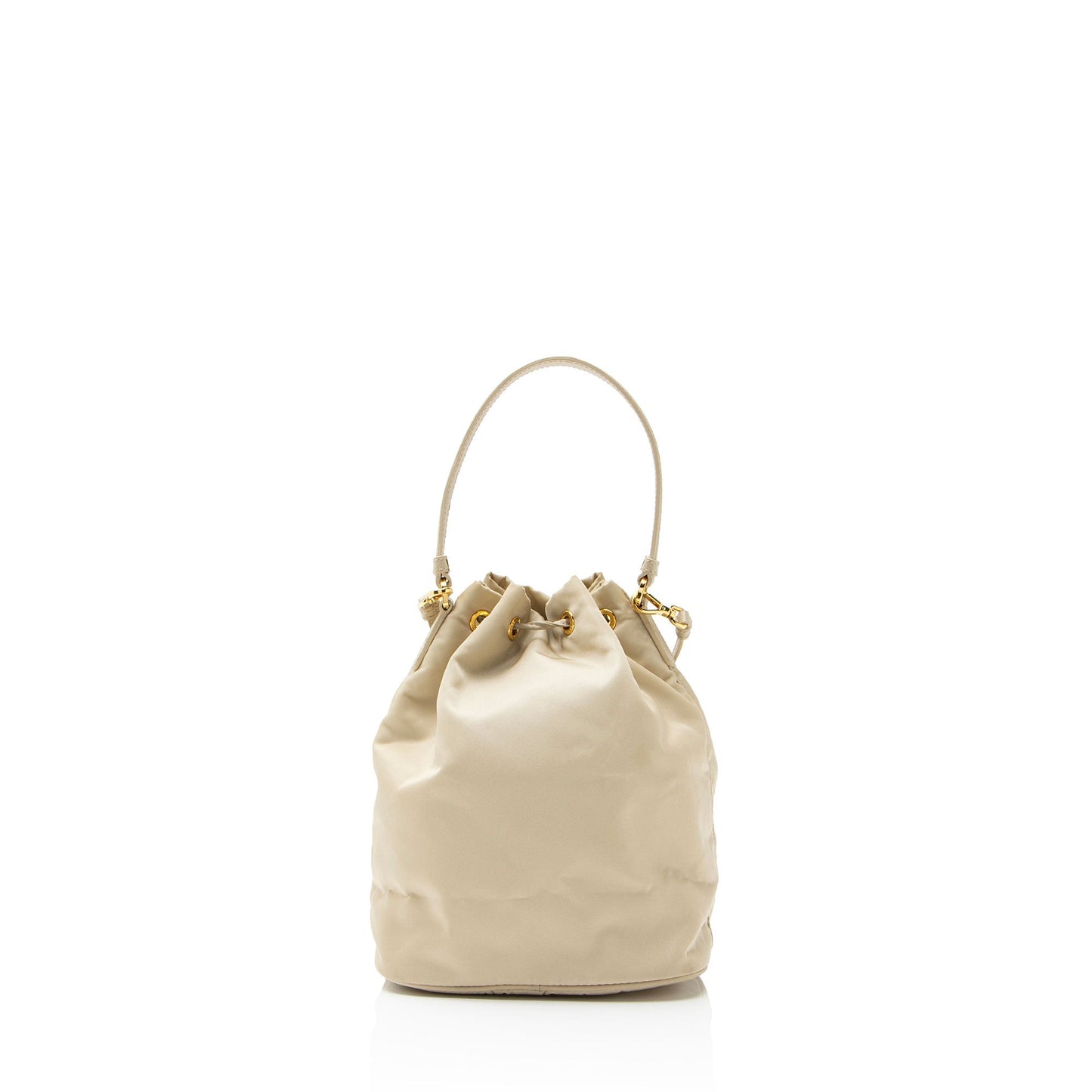 Prada Re Duet Drawstring Bag Nylon Bucket Crossbody Bag