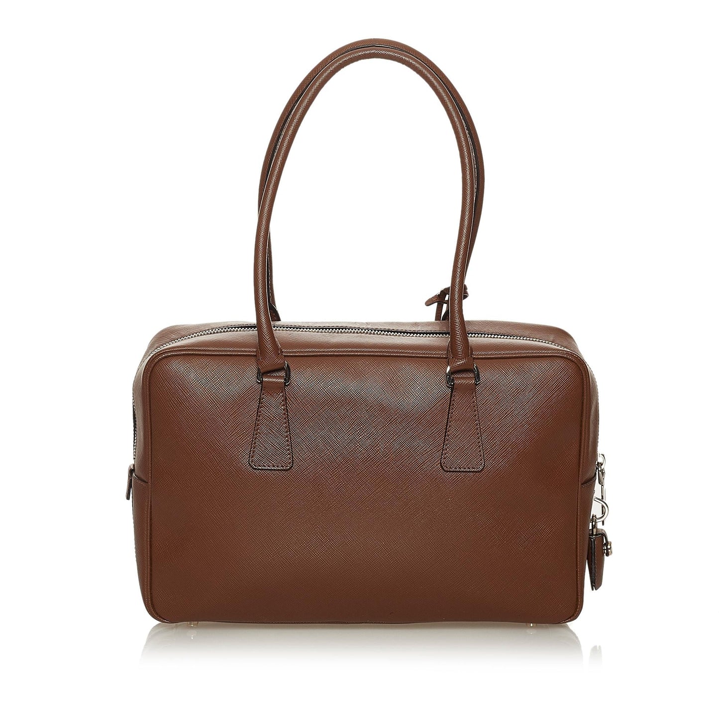 Prada Bauletto Shoulder Bag Shg Saffiano