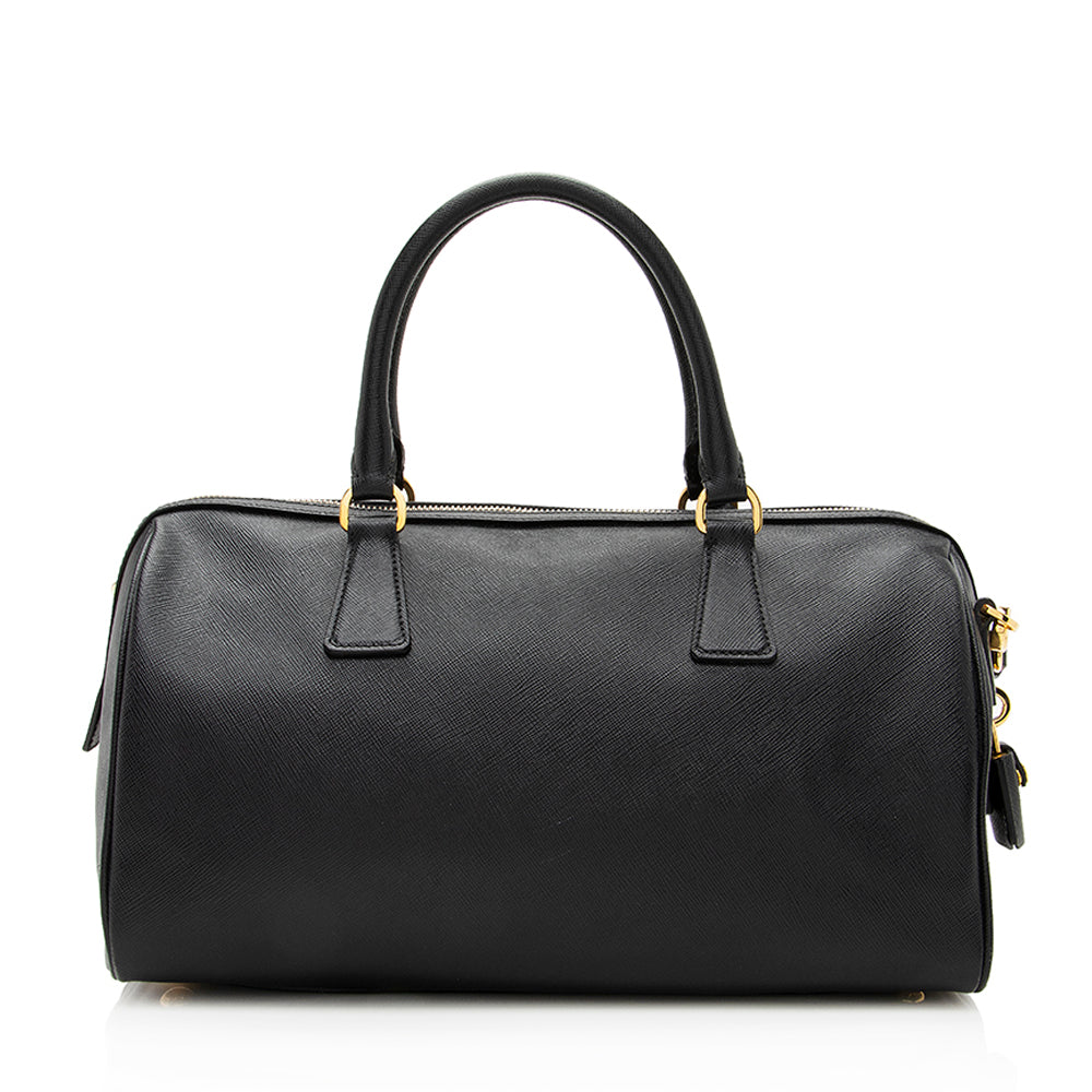 Prada Lux Boston Bag Shf Saffiano Satchel Bag