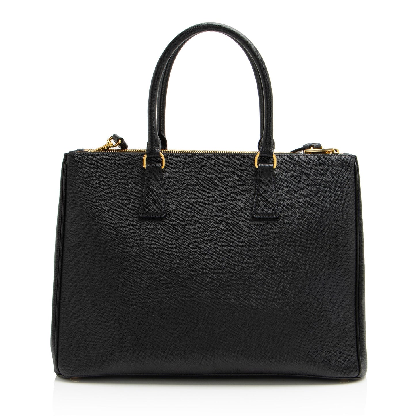 Prada Lux Double Tote Shf Bt2Ixs Saffiano Medium Zip Tote Bag