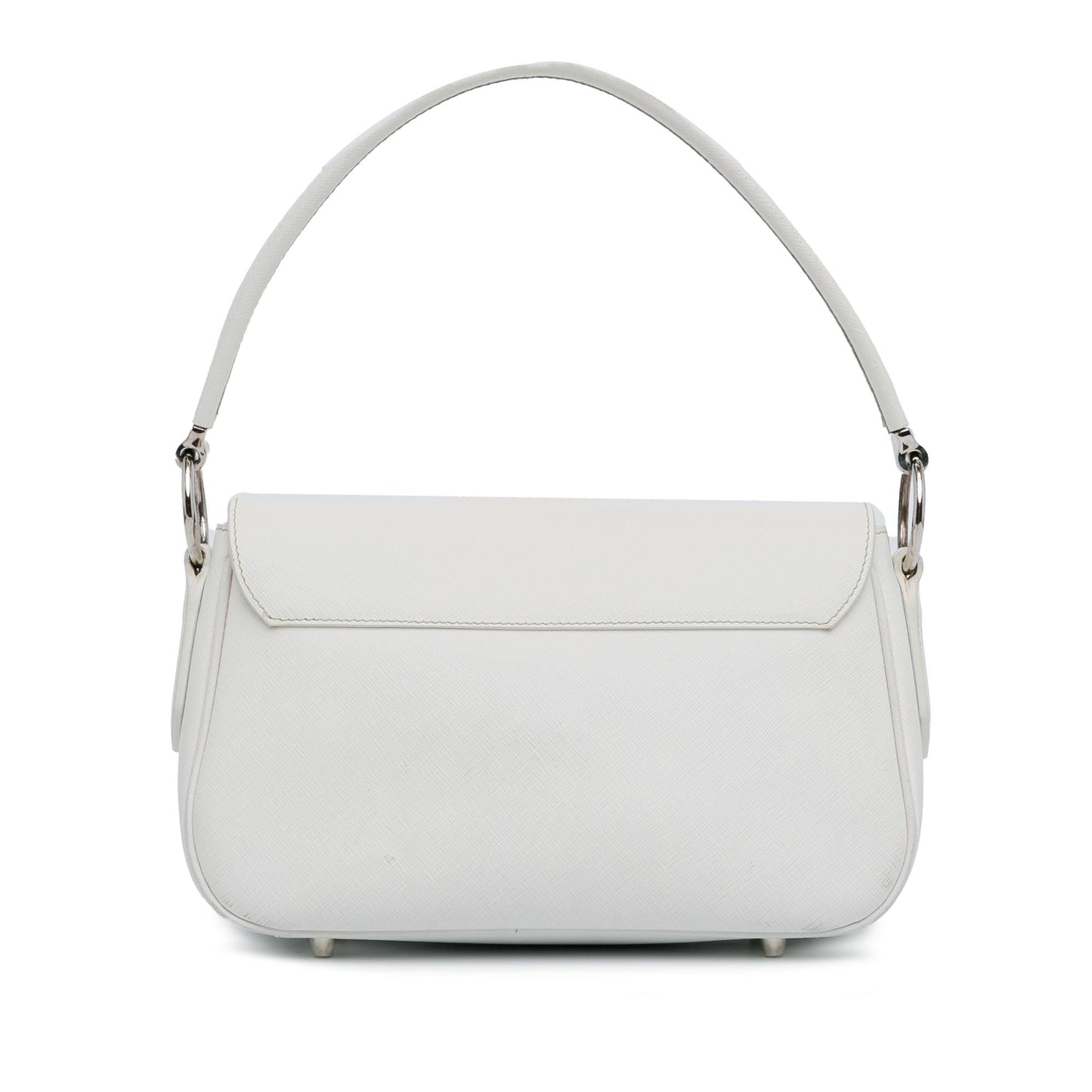 Prada Lux Pushlock Shoulder Bag Saffiano Flap