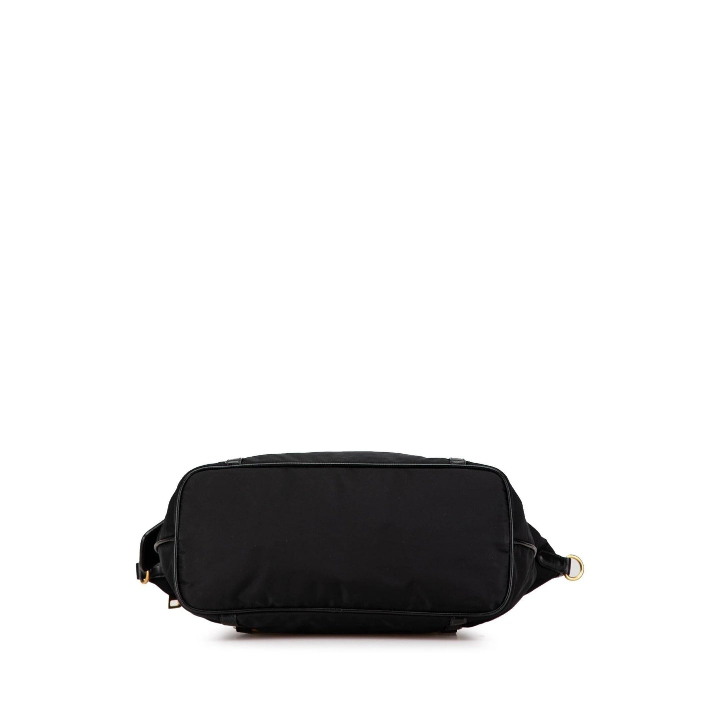 Prada Trimmed Tessuto Tote Saffiano Logo Tote Bag