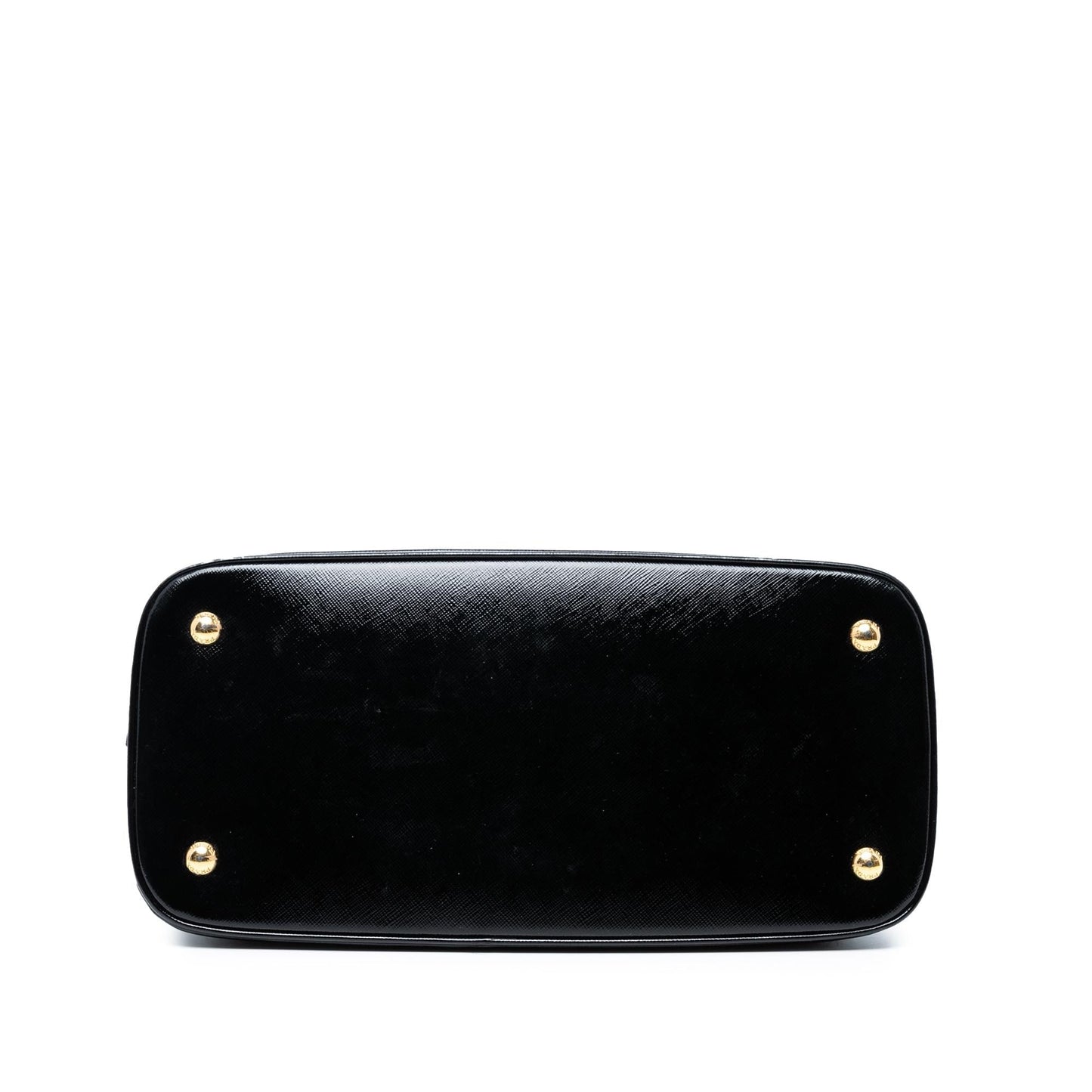 Prada Vernice Promenade Dome Satchel Saffiano Satchel Bag