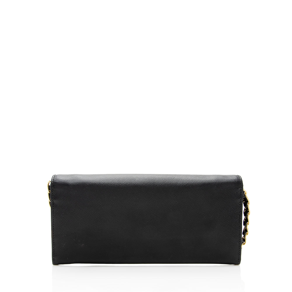 Prada Wallet On Bag Shf Saffiano Chain Shoulder Bag