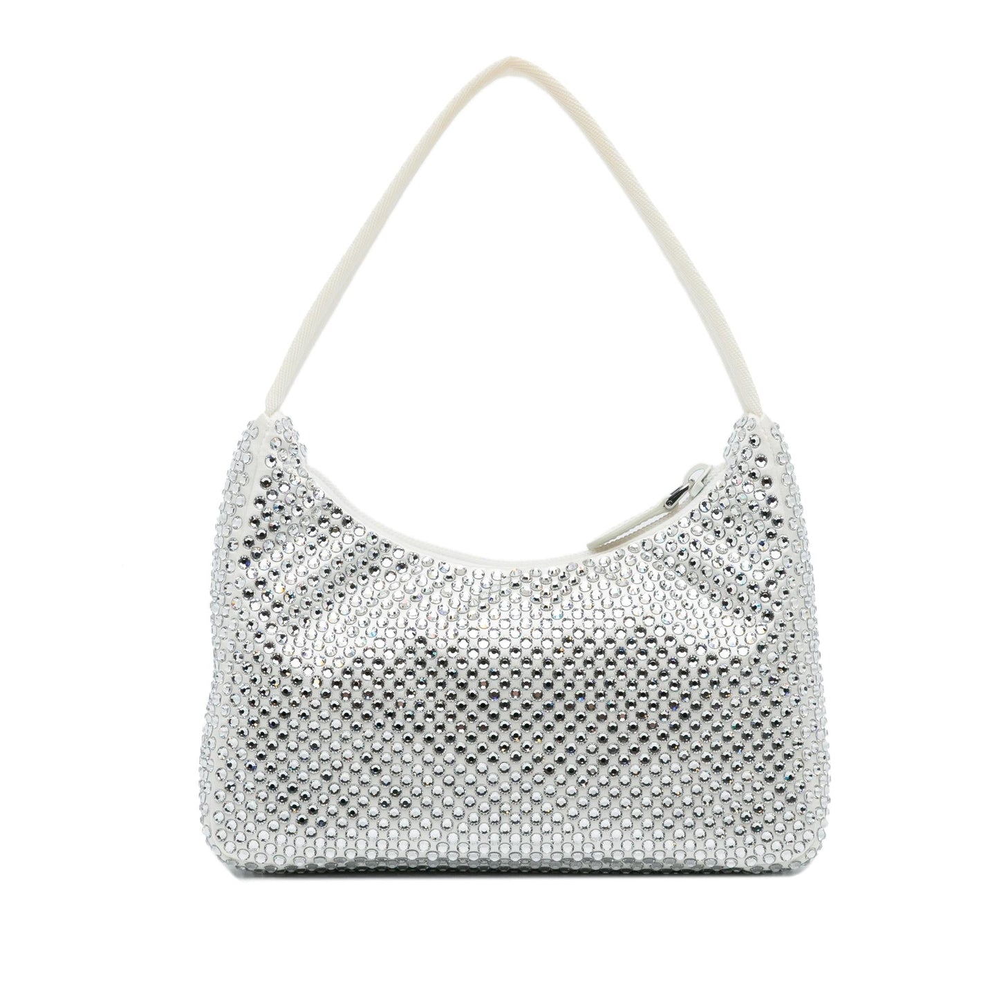 Prada Crystal Re Edition Shg 0Qe6Fx Handbag Satin Mini Travel Bag