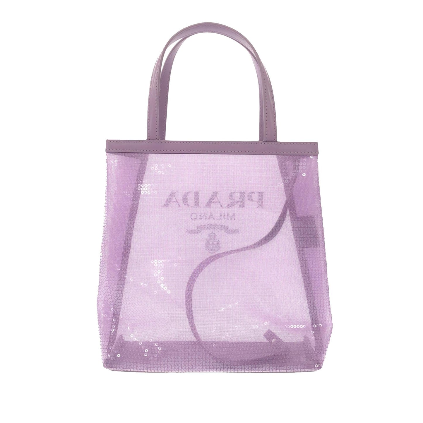 Prada Rete Paillettes Tote Shg Ichwc9 Small Tote Bag