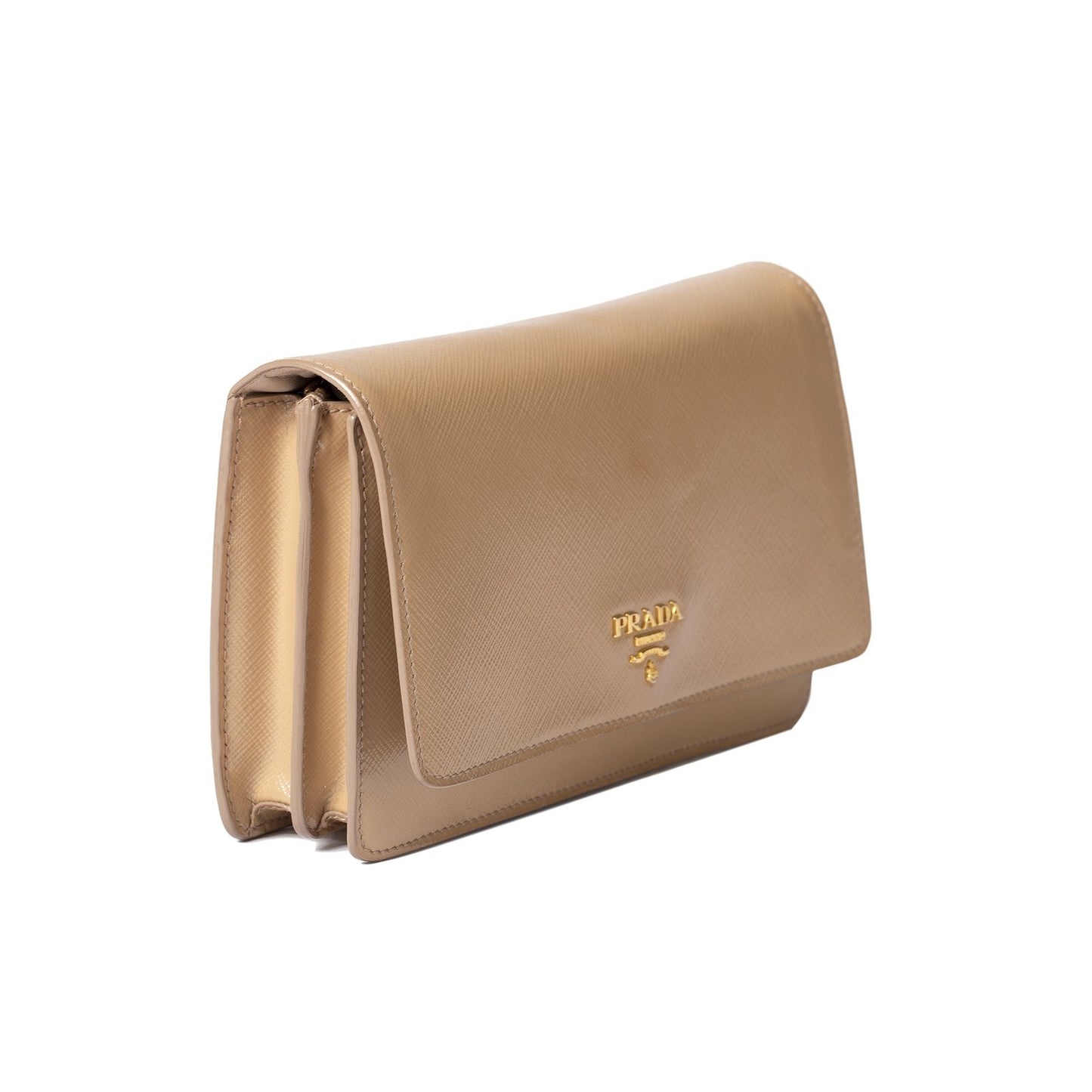 Prada Saffiano Vernice Crossbody Bag Small