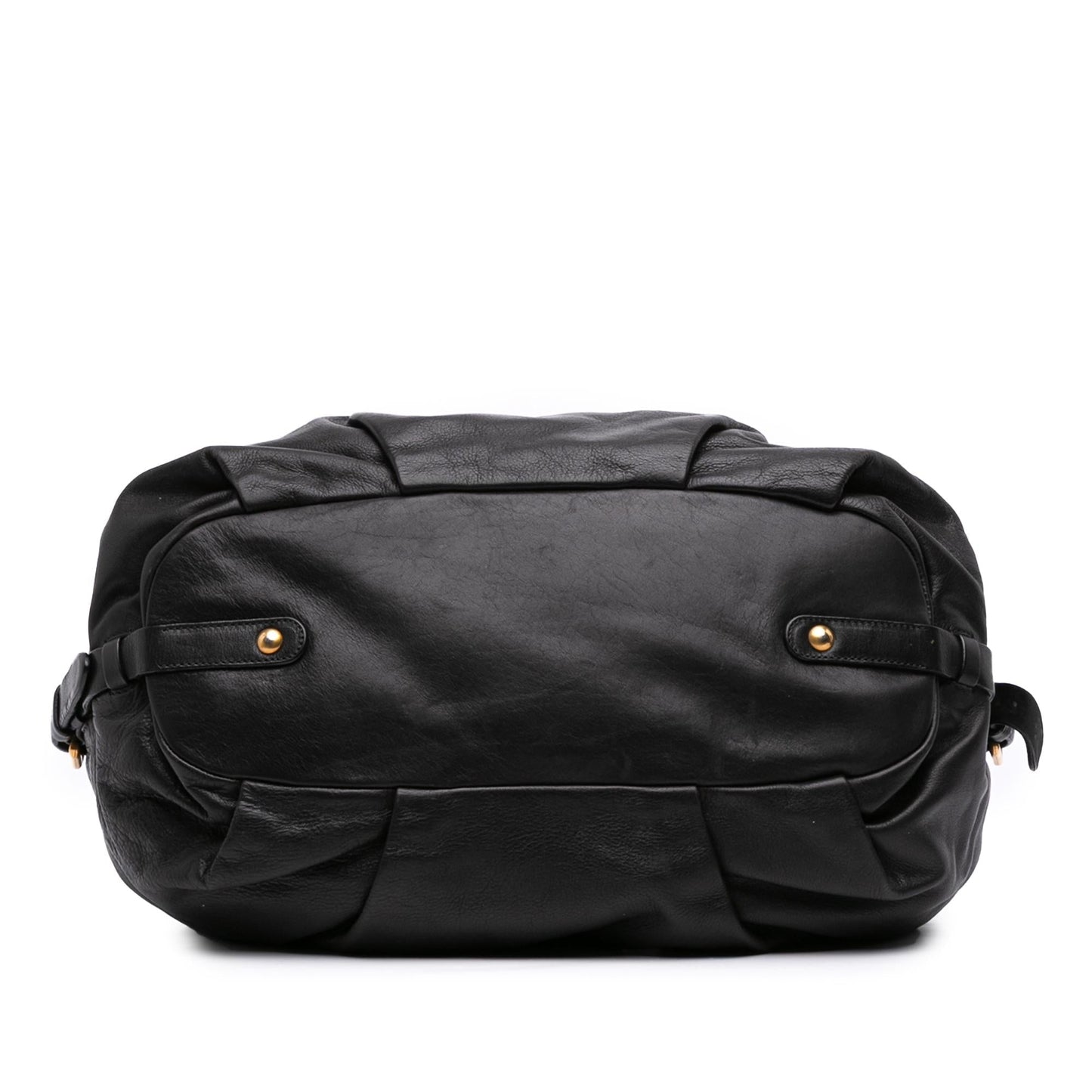 Prada Soft Calf Gathered Satchel Satchel Bag