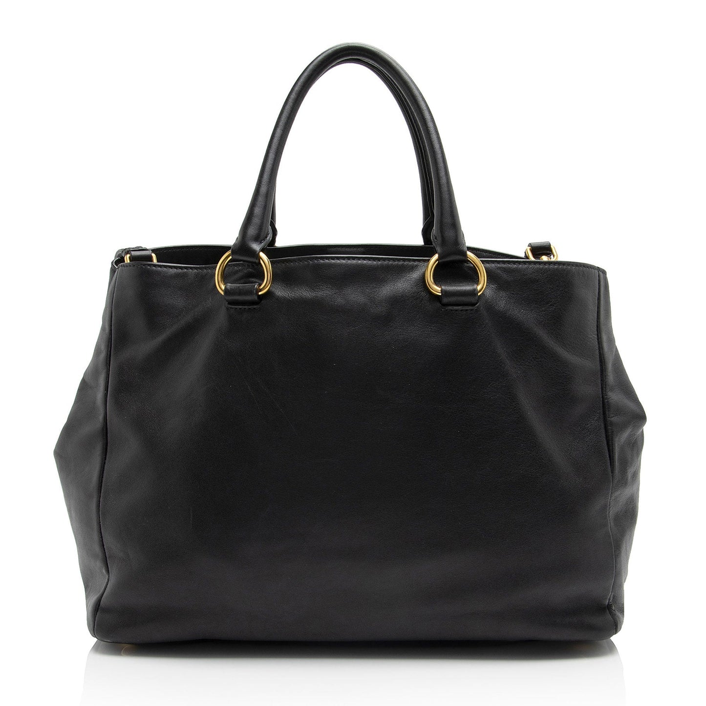Prada Soft Calf Pocket Shopping Tote Shf Neguwb Tote Bag