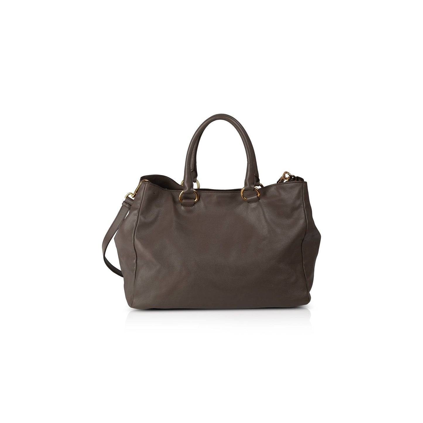 Prada Soft Calf Satchel Handbag Travel Bag