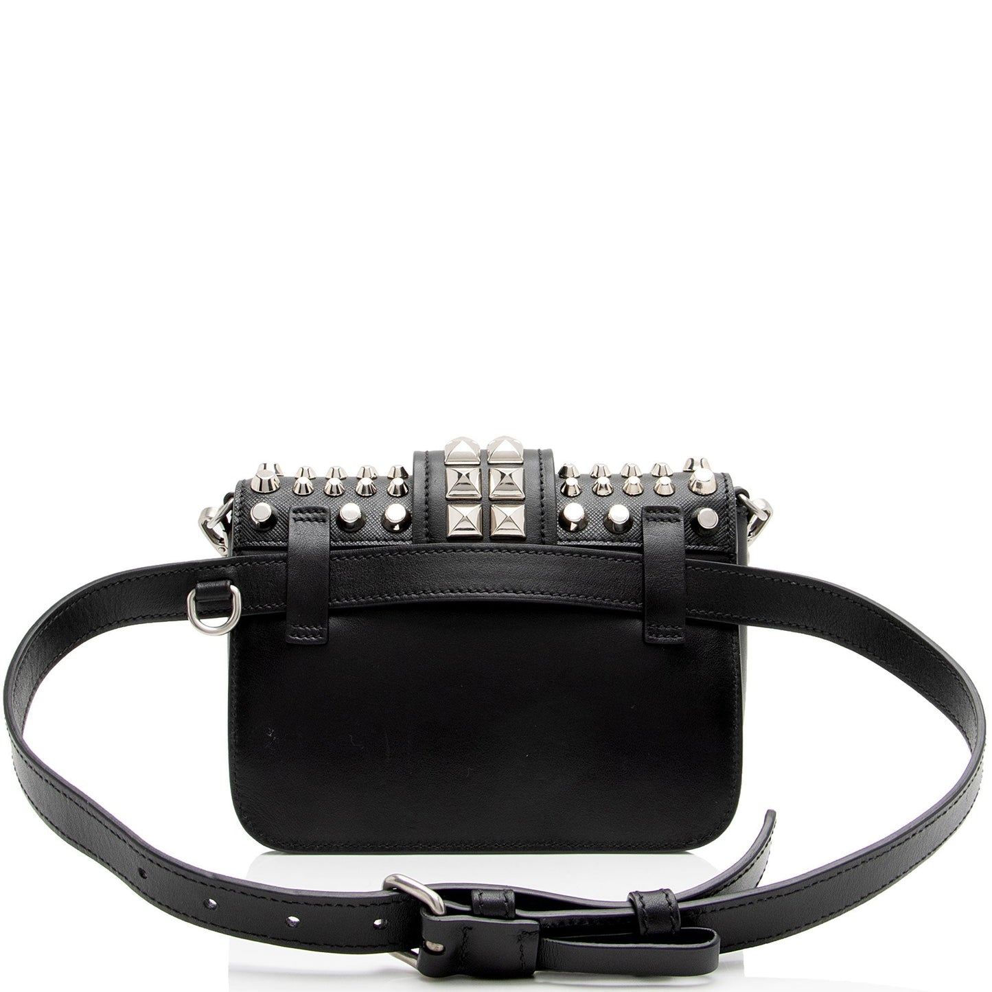 Prada Studded Cahier Belt Bag Shf Tsxdig Saffiano