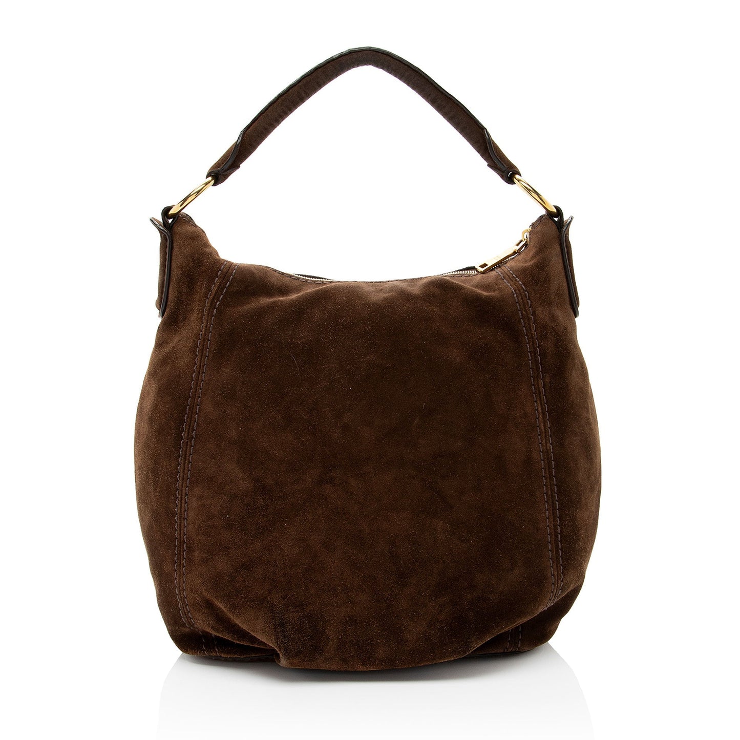 Prada Scamosciato Hobo Shf Hh2Jde Suede Shoulder Bag