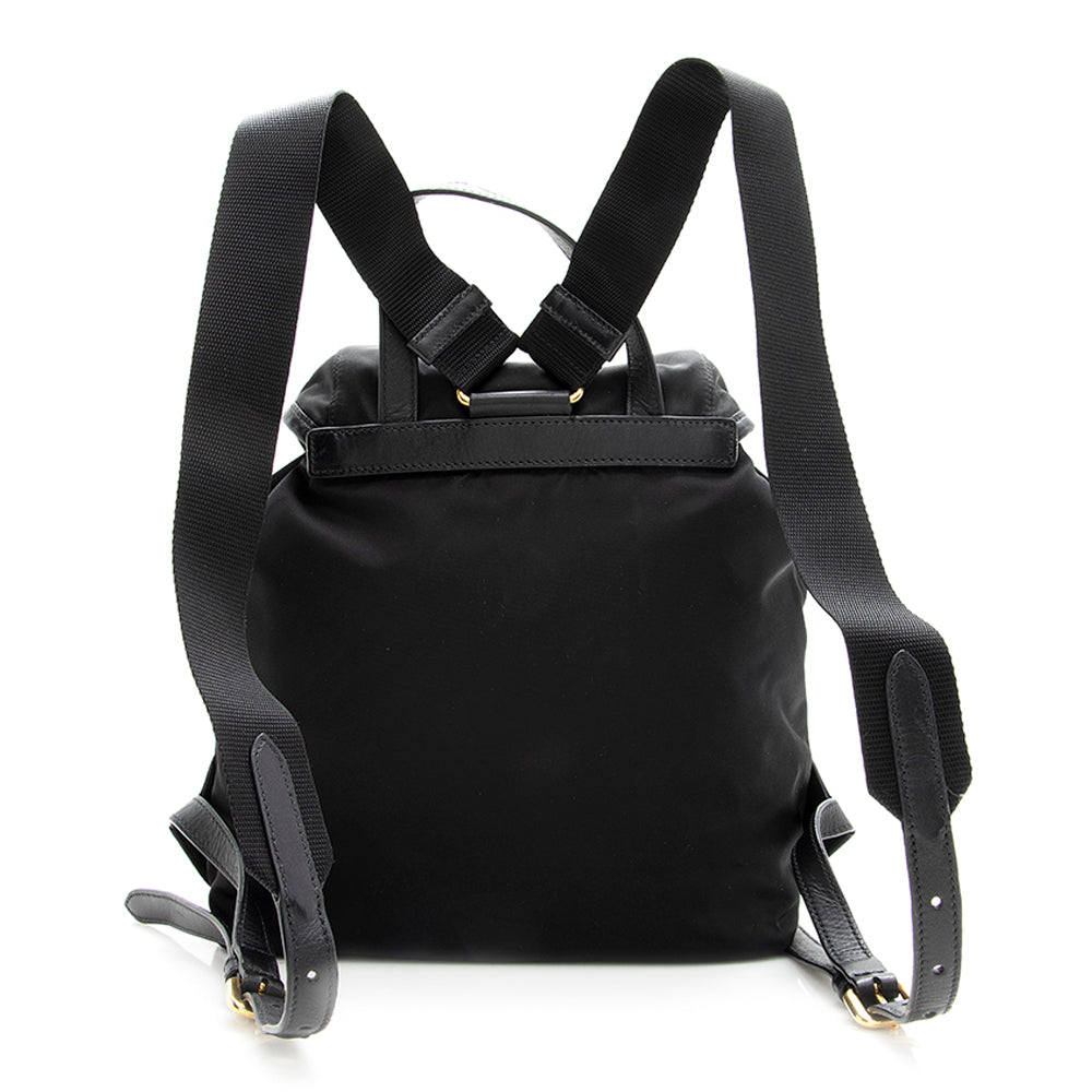 Prada Tessuto Double Pocket Backpack Shf Small Shoulder Bag
