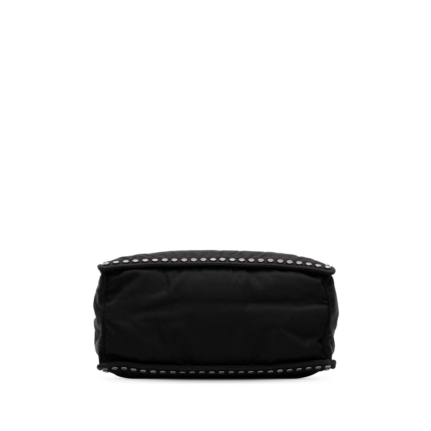 Prada Tessuto Studded Etiquette Tote Tote Bag