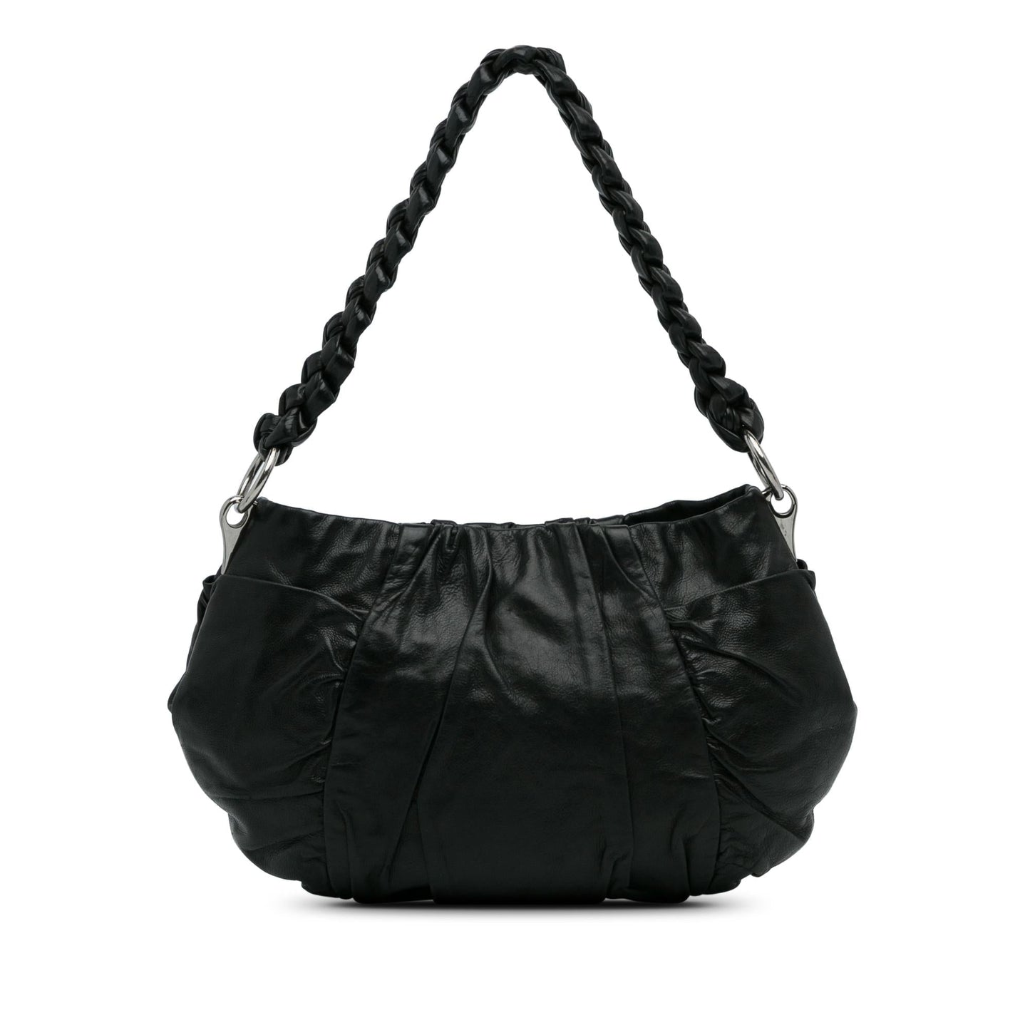 Prada Daino Hobo Bag Shg 7Vhtxc Vitello Shoulder Bag
