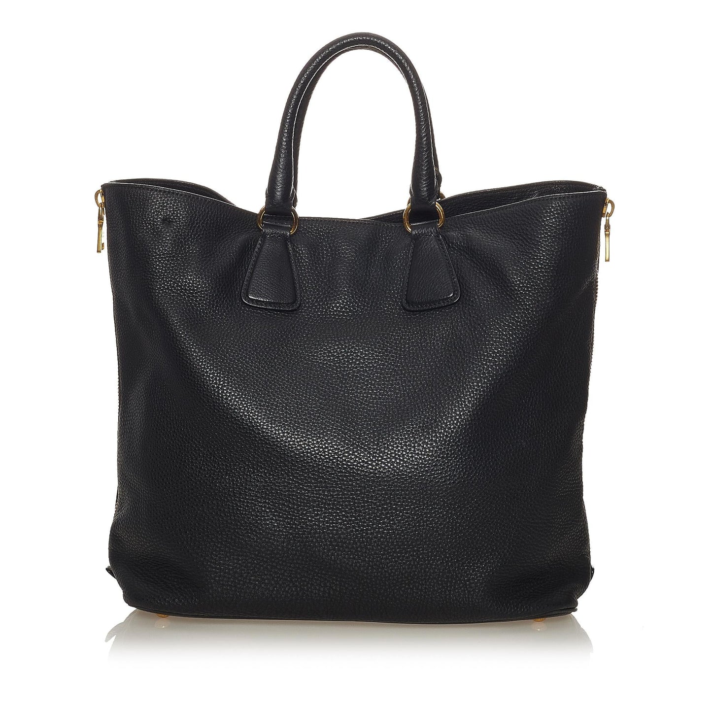 Prada Daino Satchel Shg Leather Vitello Satchel Bag