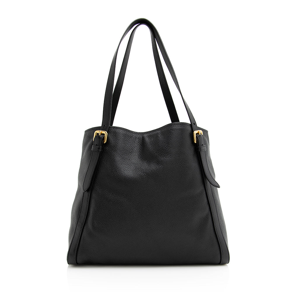 Prada Daino North South Tote Shf Vitello Tote Bag