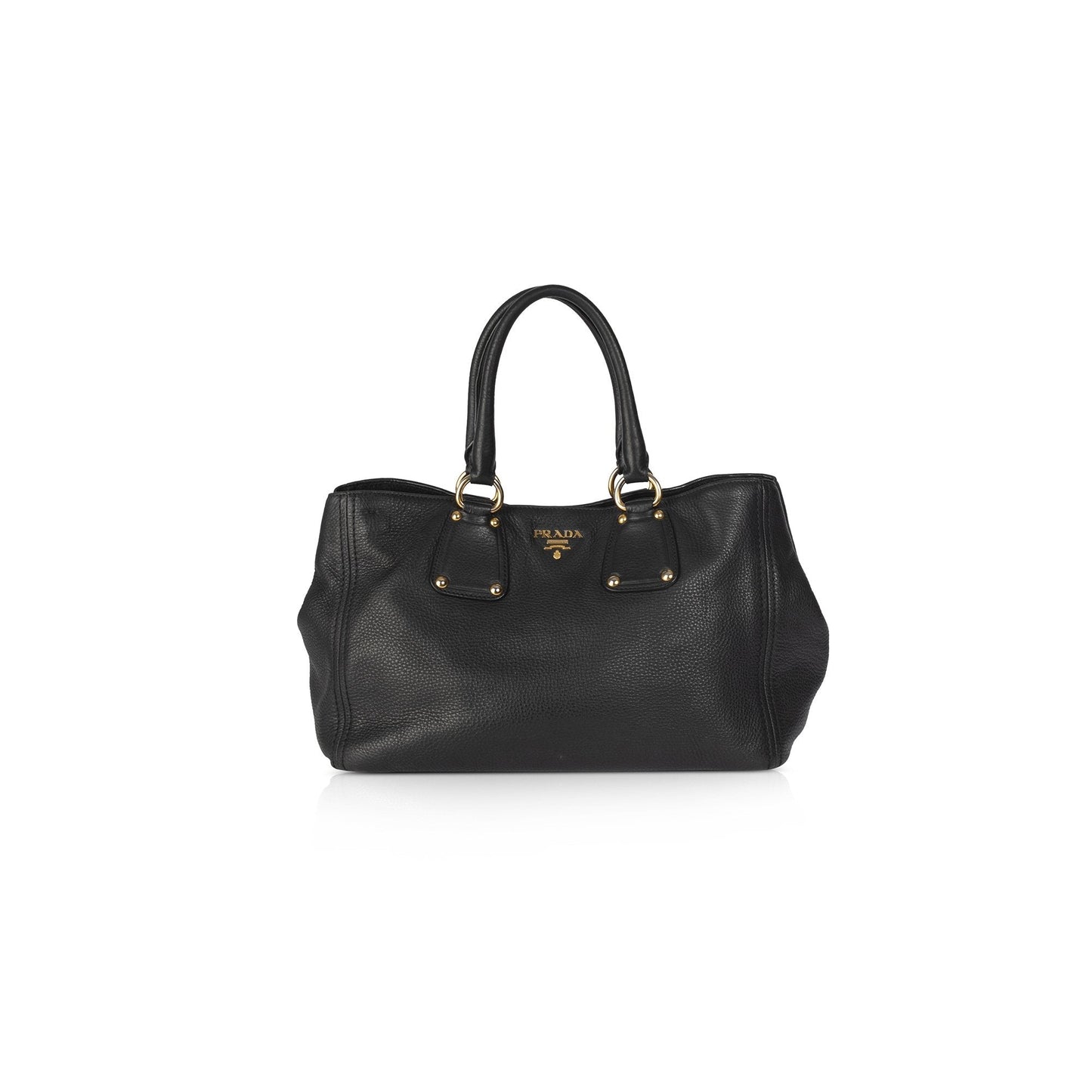 Prada Vitello Daino Satchel Handbag Travel Bag