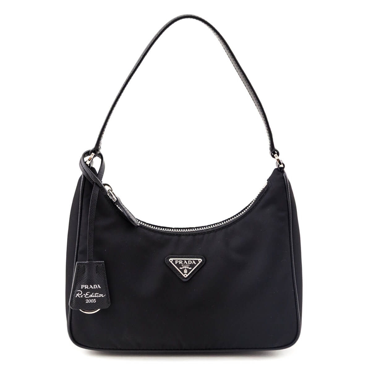 Prada Handbag Tessuto Re-Edition Bag Nylon Saffiano Black Mini Bag