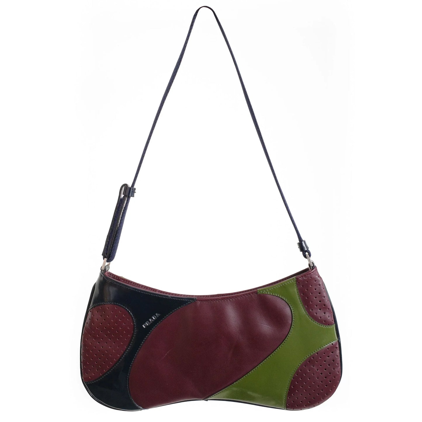 Prada Shoulder Bag SS 5 Leather Vitello Black