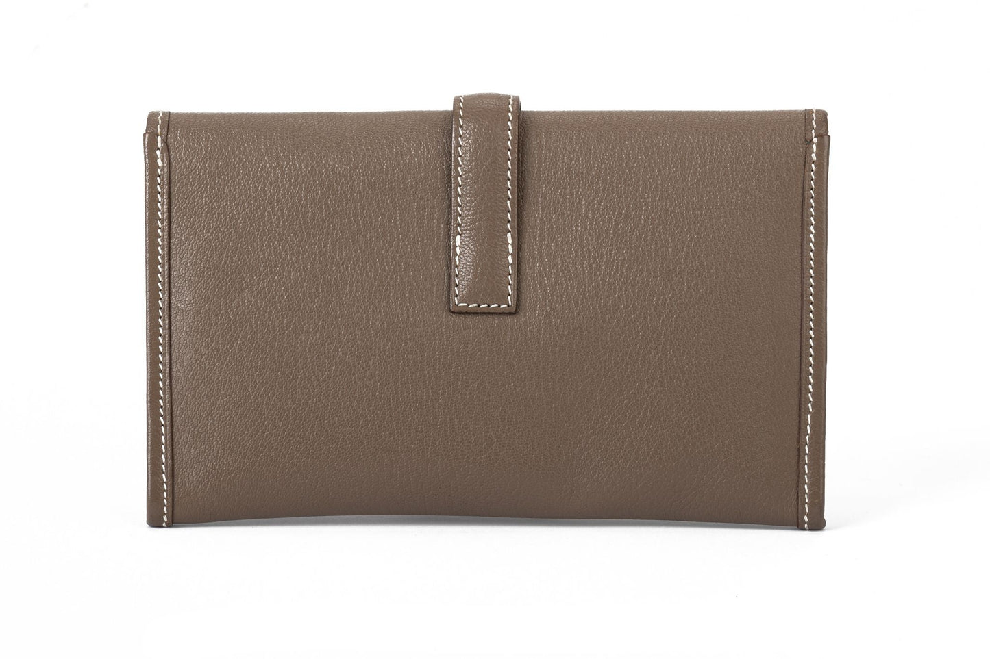 Hermes Jige Etoupe Goat Skin Bag Small Travel Bag