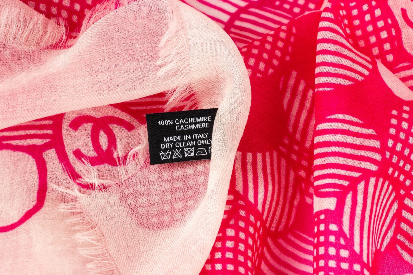 Chanel New Fuchsia Camellia Shawl Handbag