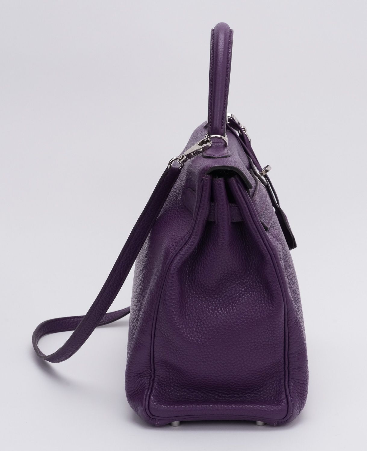 Hermes Kelly Retourne Ultraviolet Bag Travel Bag