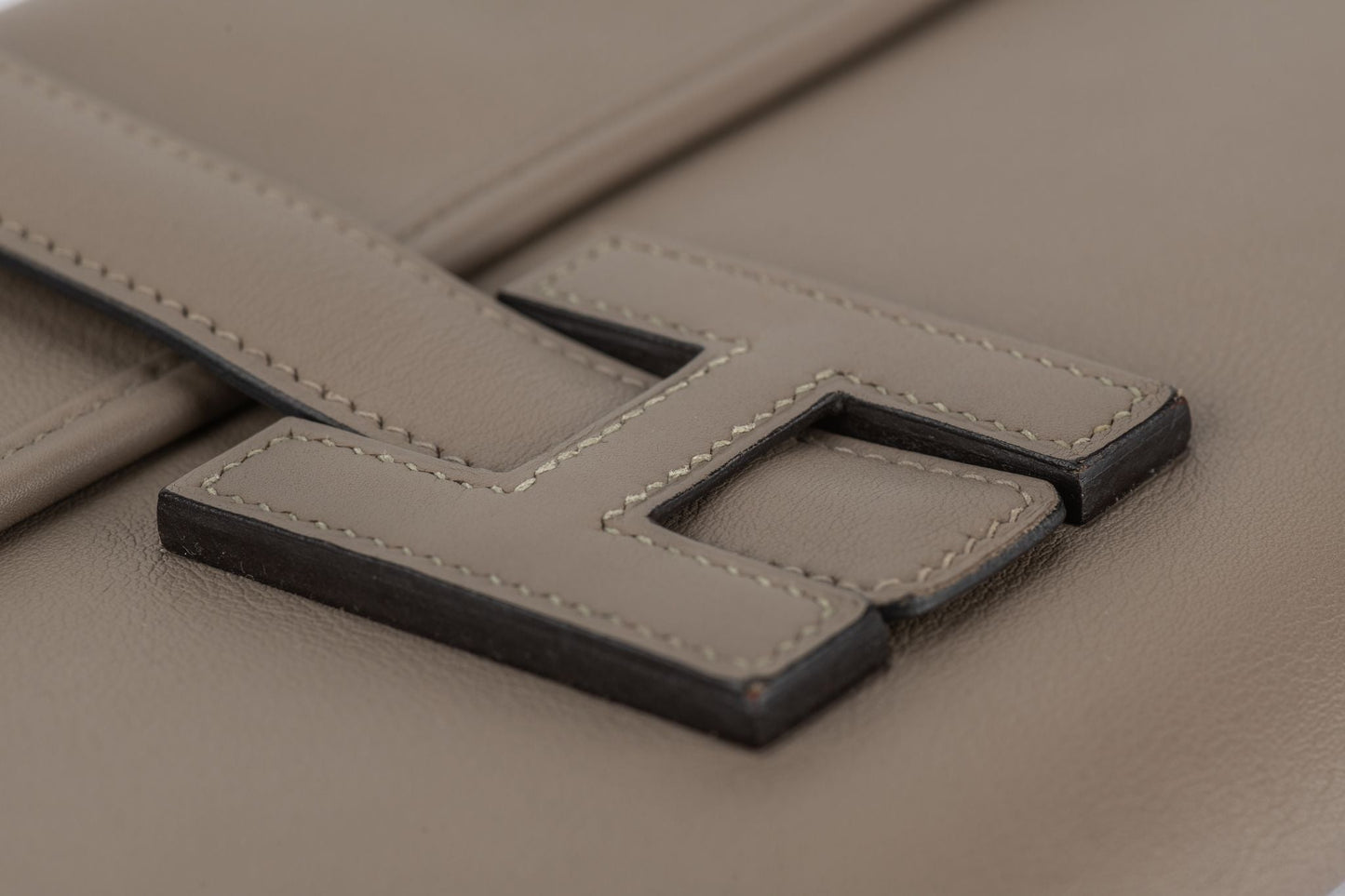 Hermes Swift Jige Elan Clutch Etoupe Clutch Bag