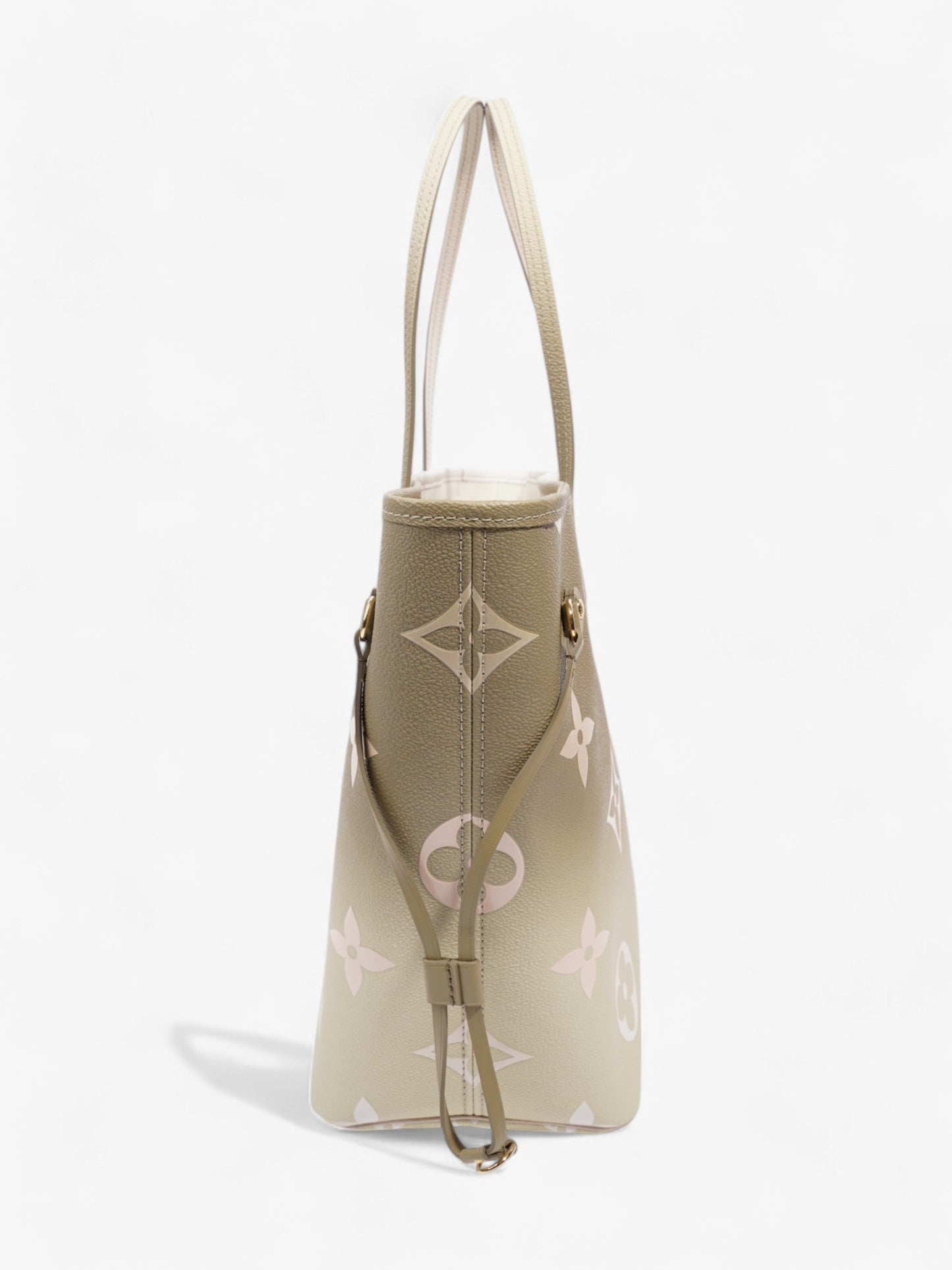 Louis Vuitton Neverfull Spring City Khaki Coated Canvas White Beige Apparel