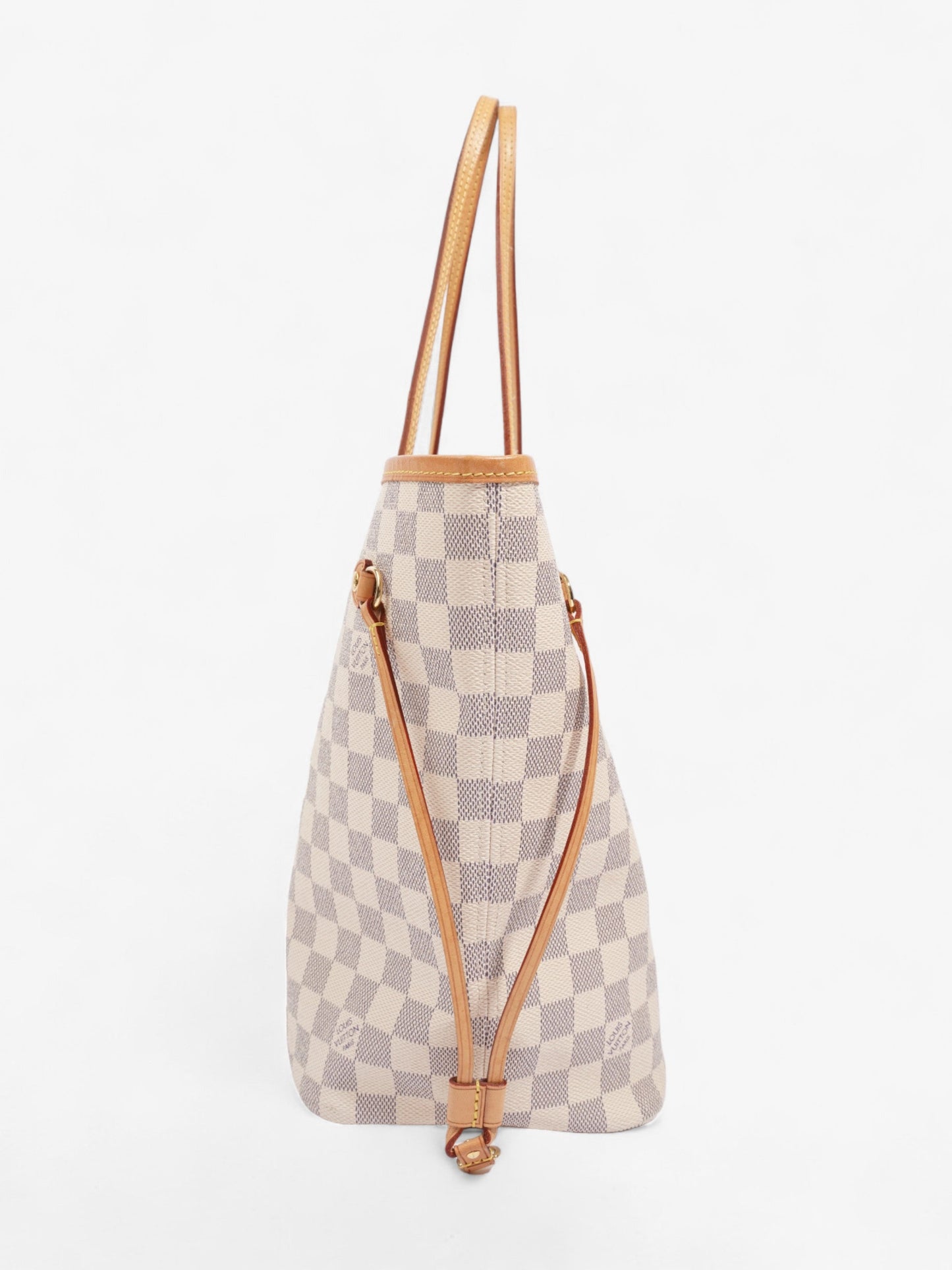 Louis Vuitton Neverfull MM Azur Coated Damier Canvas Coated Canvas Apparel Canvas 2