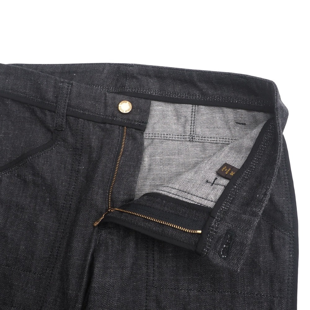 Louis Vuitton 36 Denim Cotton Black Apparel
