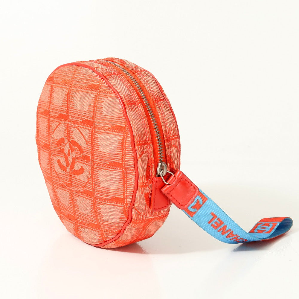 Chanel Nylon jacquard New line Red Travel Bag