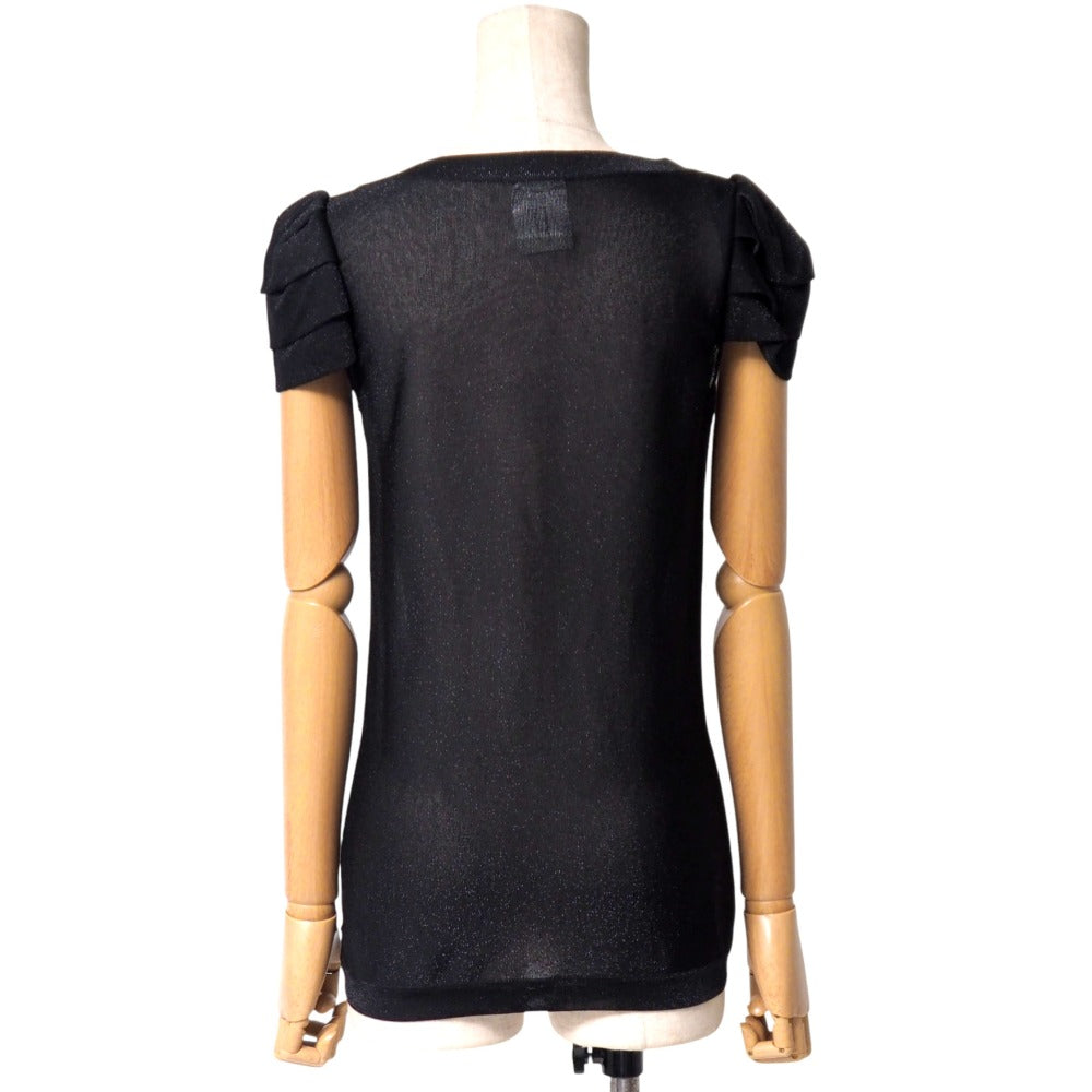 Chanel blo Rayon 36 Black Handbag