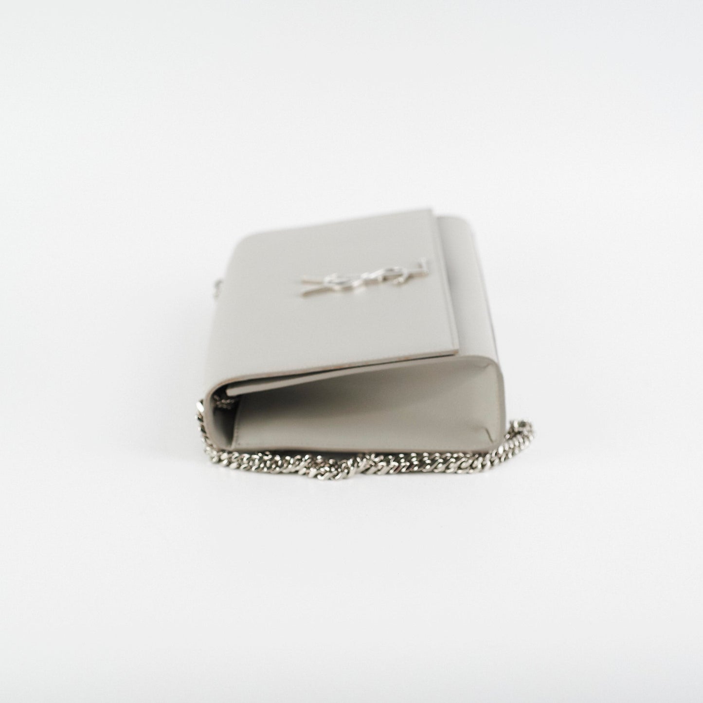 YSL Saint Laurent Kate Grey Crossbody Bag Gray Medium