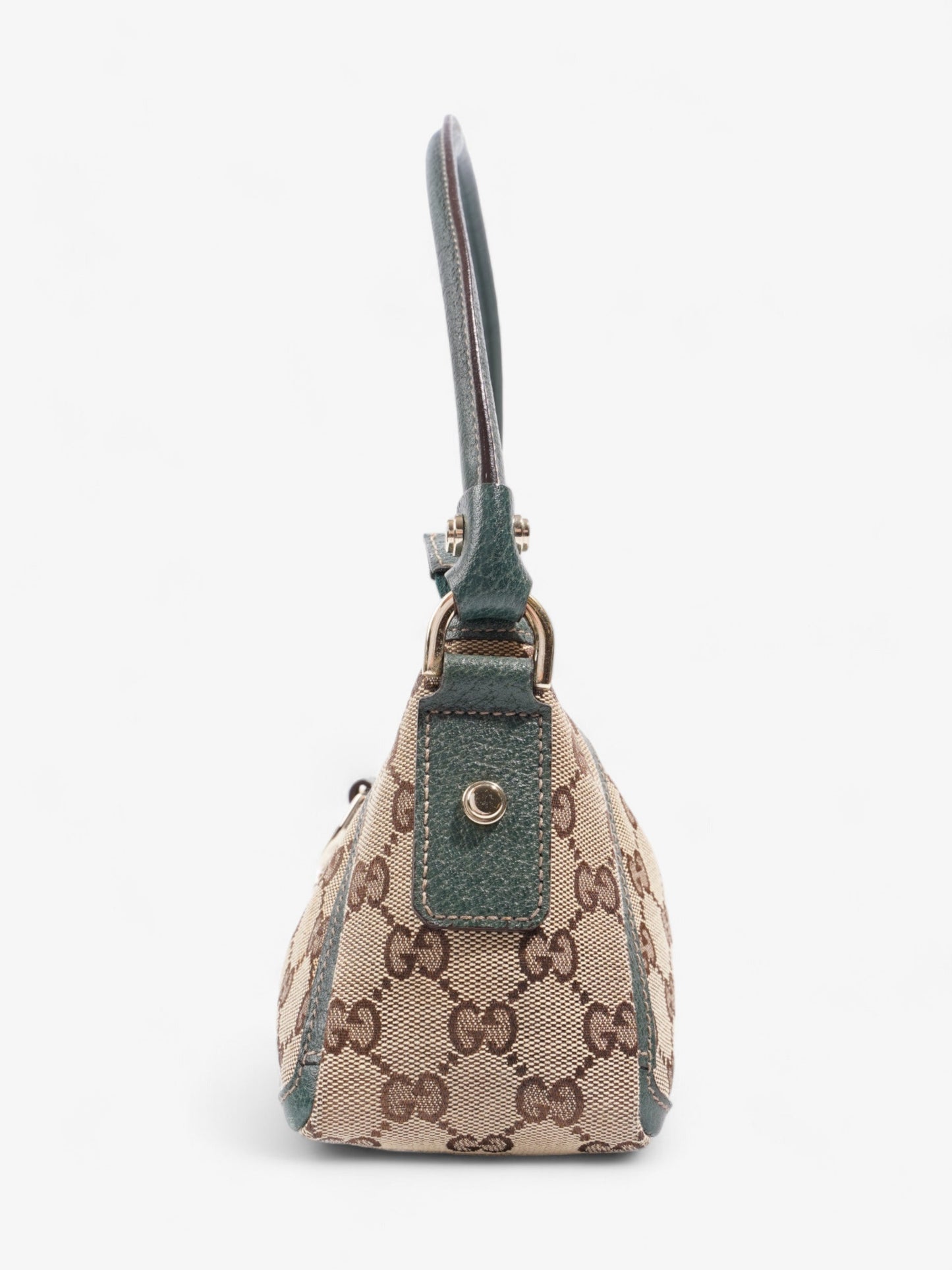Gucci Abbey Ring And Ebony Supreme Shoulder Bag Canvas Beige Jewelry