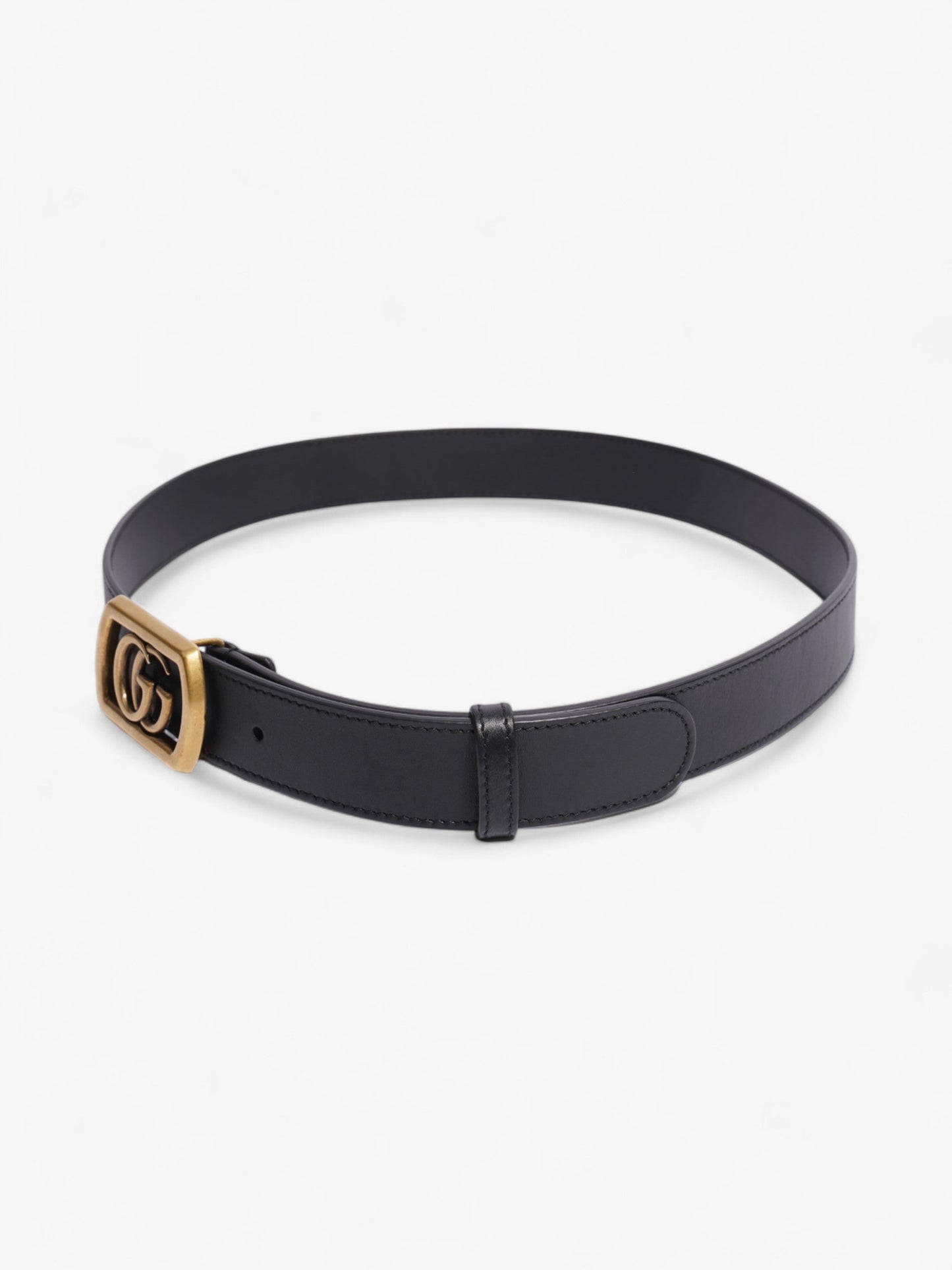 Gucci Marmont Belt Handbag Black Gold Accessory