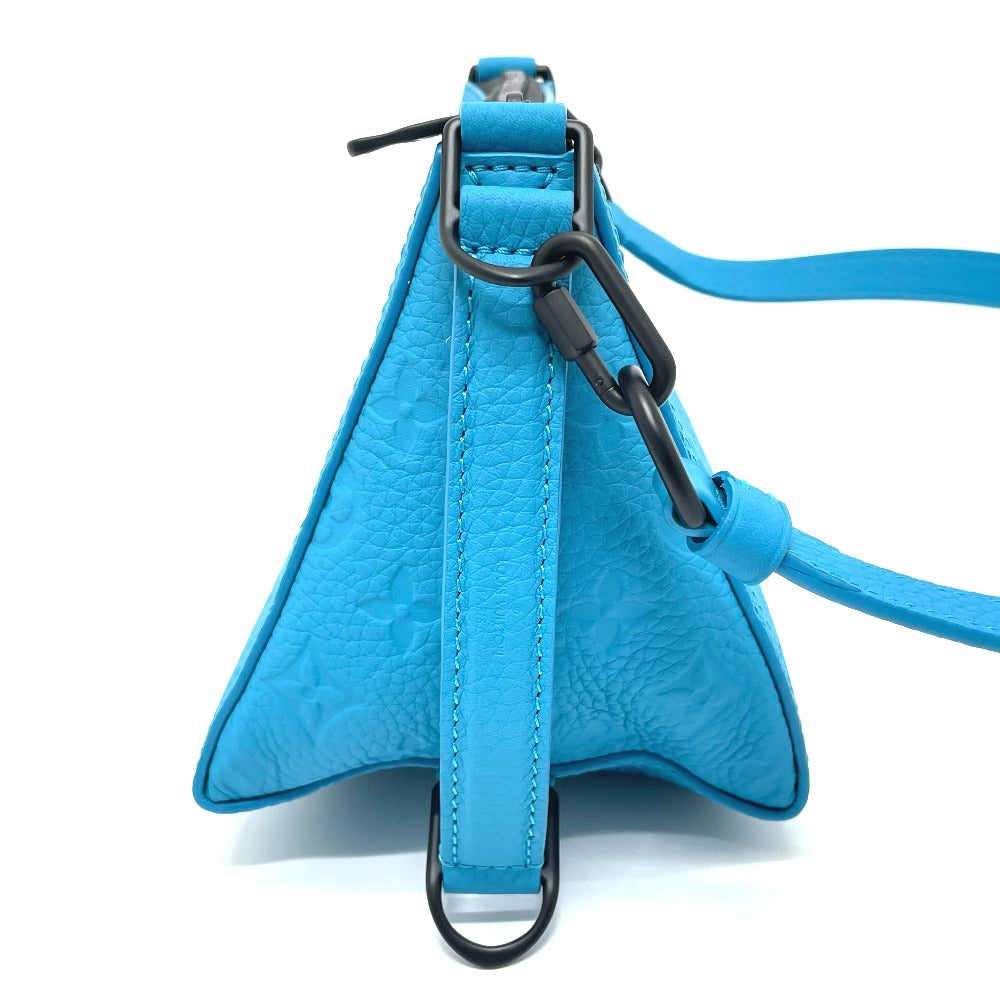 Louis Vuitton M55925 Ann Platt Ann Platt Monogram Leather Blue Crossbody Bag